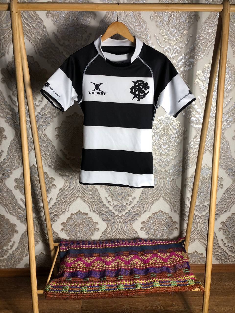 Vintage VERY RARE GILBERT UNION BARBARIANS SCOTLAND RUGBY JERSEY 90s Size US S / EU 44-46 / 1 - 1 Thumbnail