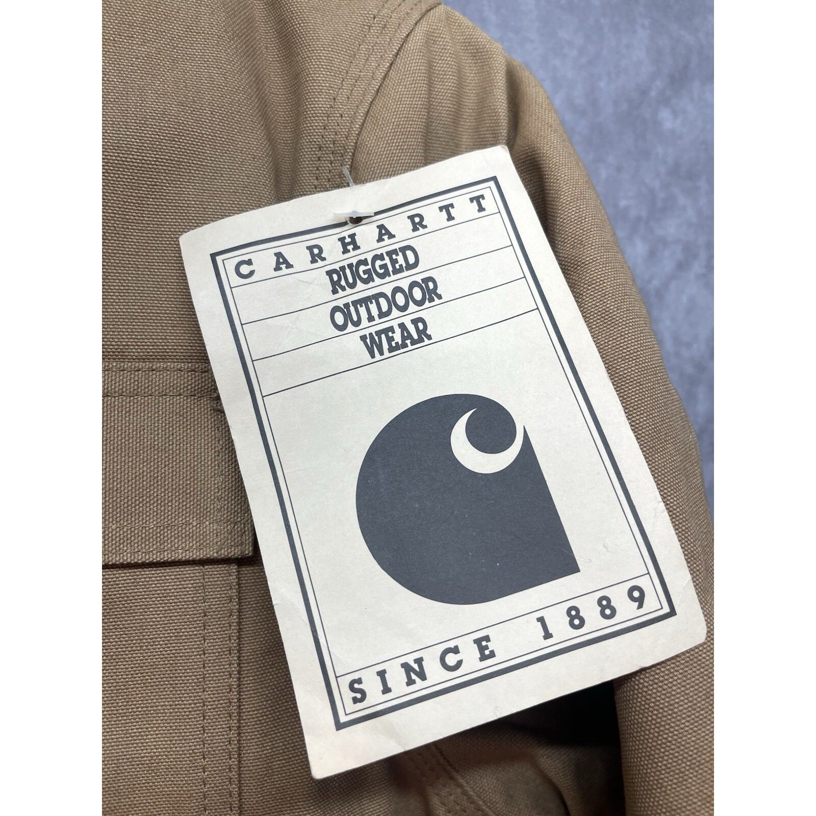 Carhartt VTG 70s Carhartt Duck Cotton Chore Jacket 42 Large Brown Duc Size US XS / EU 42 / 0 - 3 Thumbnail