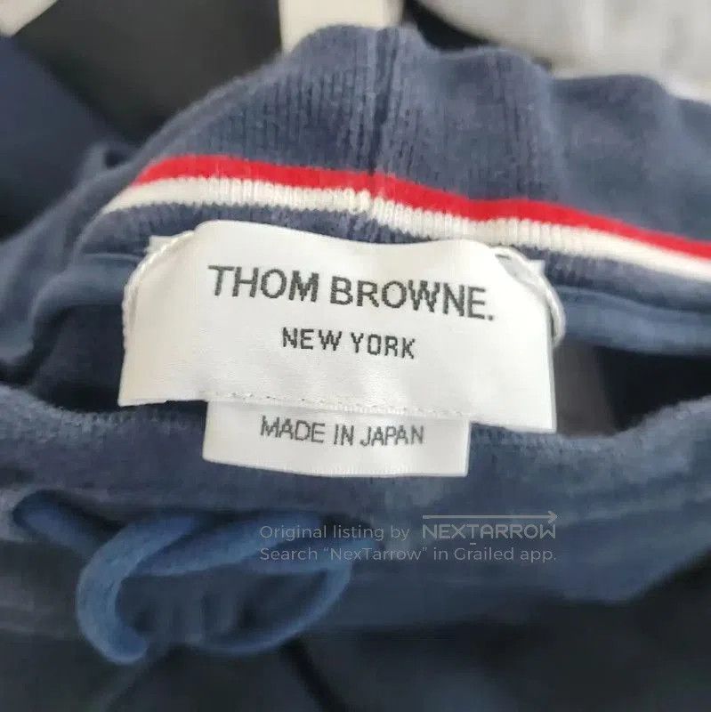 Thom Browne Thom Browne Navy Cotton Casual Pants for Women . Size 24" / US 00 / IT 34 - 3 Thumbnail