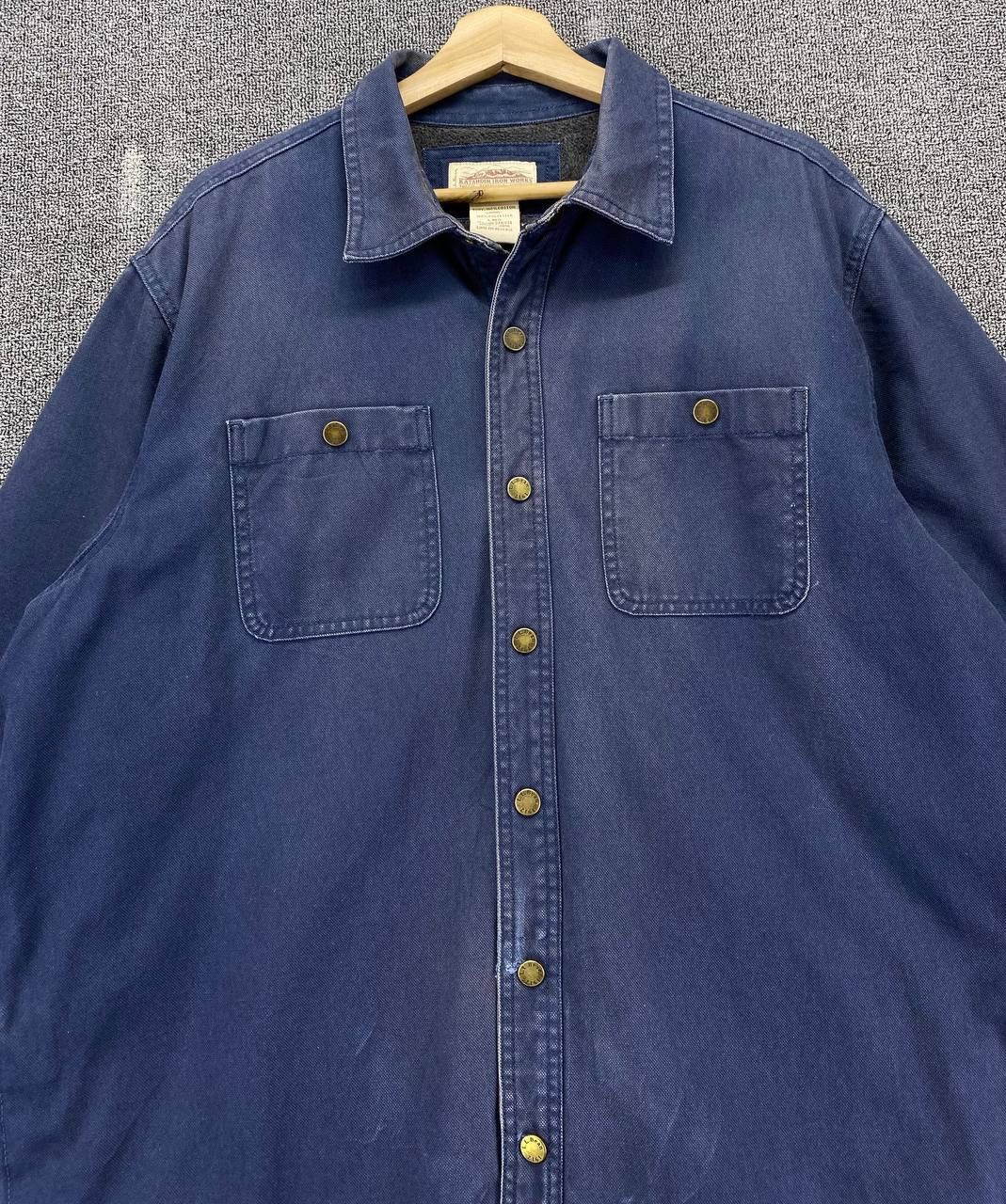 L.L. Bean Vintage L.L. Bean Workwear Button Up Denim Jacket Size US L / EU 52-54 / 3 - 3 Thumbnail
