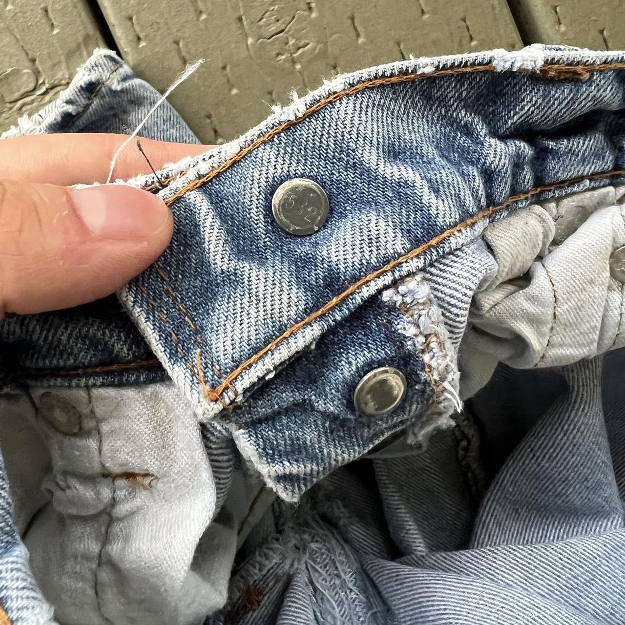 Levi's × Vintage Vintage Levi's 501 Distressed Jeans Size US 28 / EU 44 - 8 Thumbnail