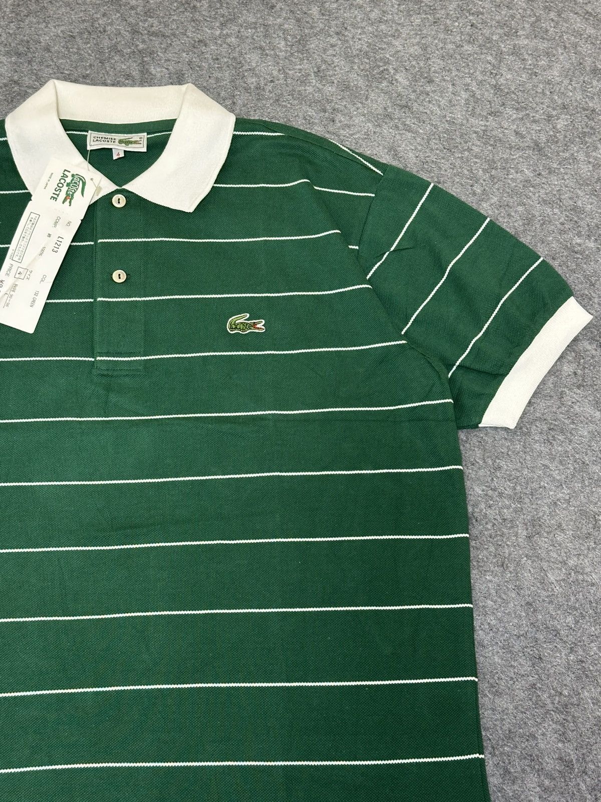 Lacoste Lacoste striped Ultra Dry stretch polo shirt. Size US L / EU 52-54 / 3 - 3 Thumbnail
