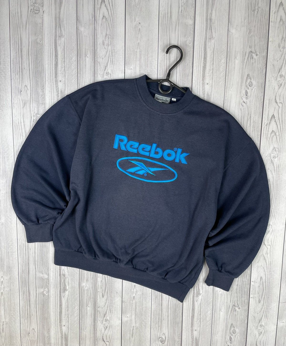 Reebok Vintage Reebok sweatshirt big logo size L Size US L / EU 52-54 / 3 - 1 Thumbnail