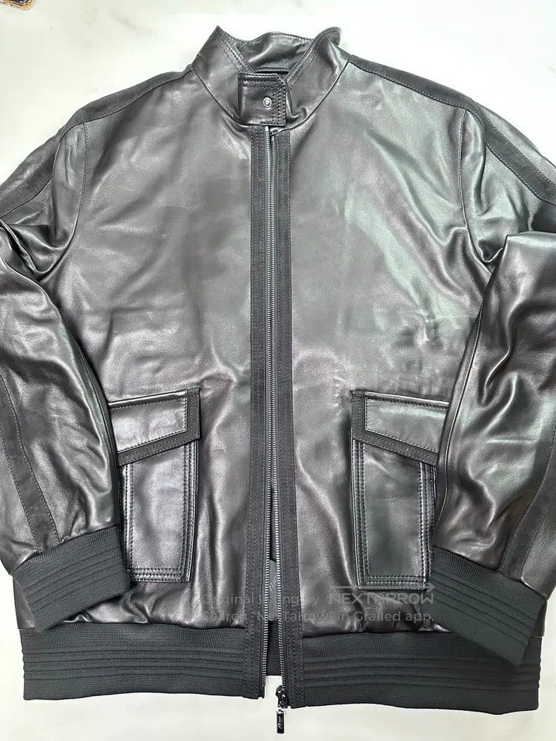 Brioni Brioni Leather jacket Size US L / EU 52-54 / 3 - 3 Thumbnail