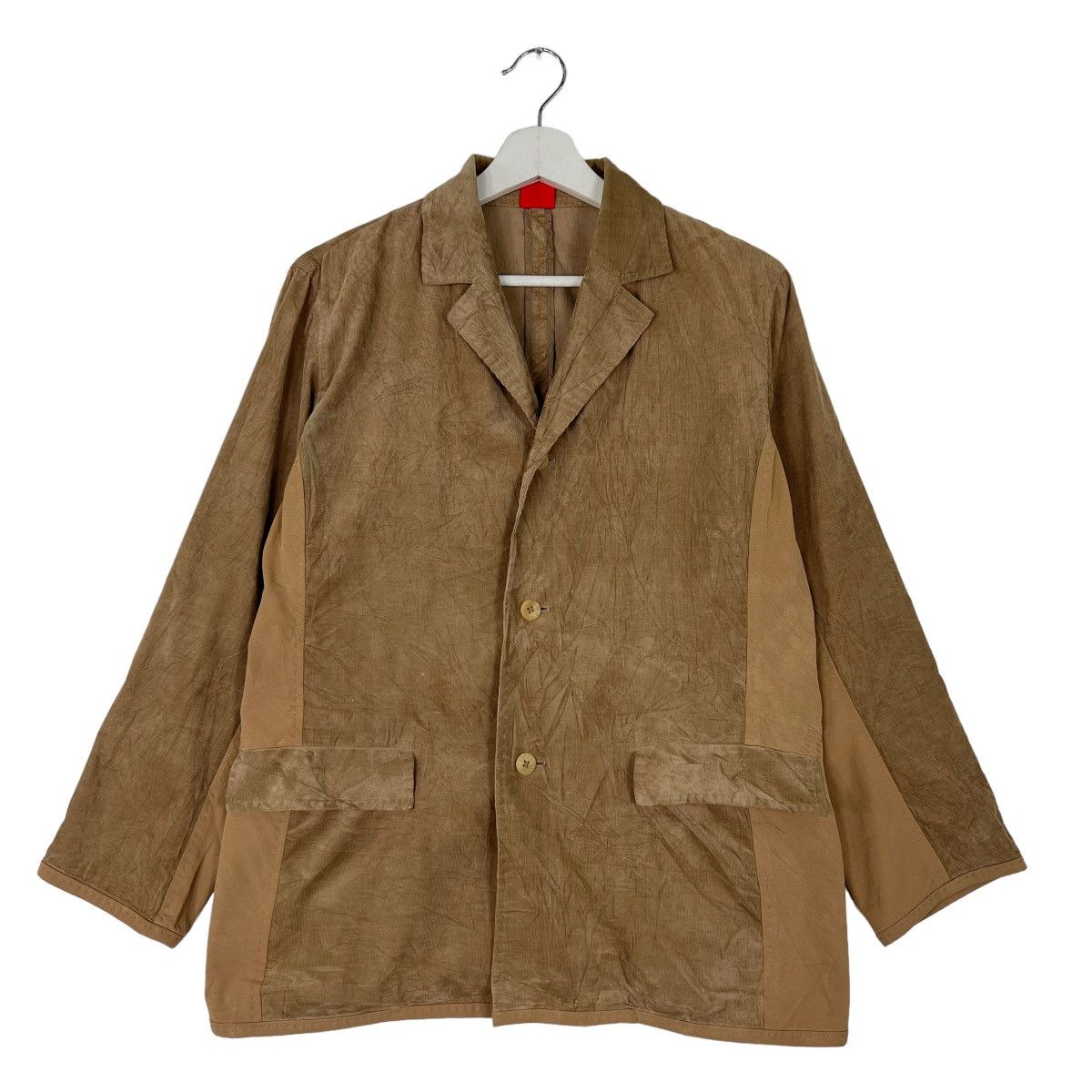 Issey Miyake 💥 HEART HAAT BY ISSEY MIYAKE HYBRID CORDUROY JACKET Size US M / EU 48-50 / 2 - 1 Thumbnail