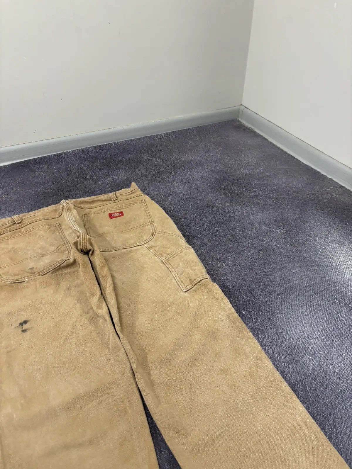Dickies × Vintage Vintage Dickies USA Denim Orange Work Hype Pants Jeans Size US 36 / EU 52 - 3 Thumbnail