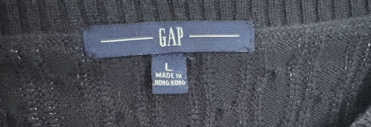 Other Gap Navy Blue Cable Sweater Cotton/spandex Blend Large Size L / US 10 / IT 46 - 4 Thumbnail