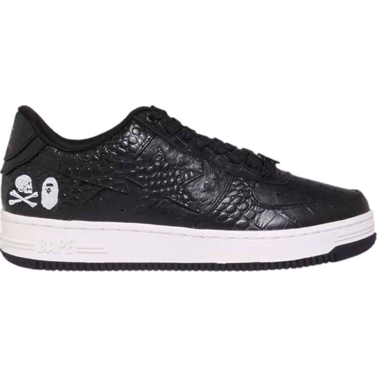 Bape A Bathing Ape Bapesta Neighborhood Black 2023 Size US 12 / EU 45 - 1 Thumbnail