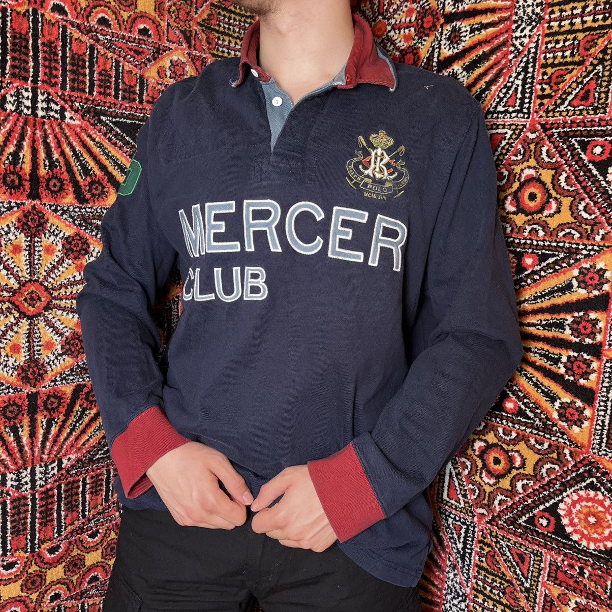 Ralph Lauren Vintage Chief Keef Style Longsleeve Ralph Lauren Mercer Club Size US XXL / EU 58 / 5 - 5 Thumbnail