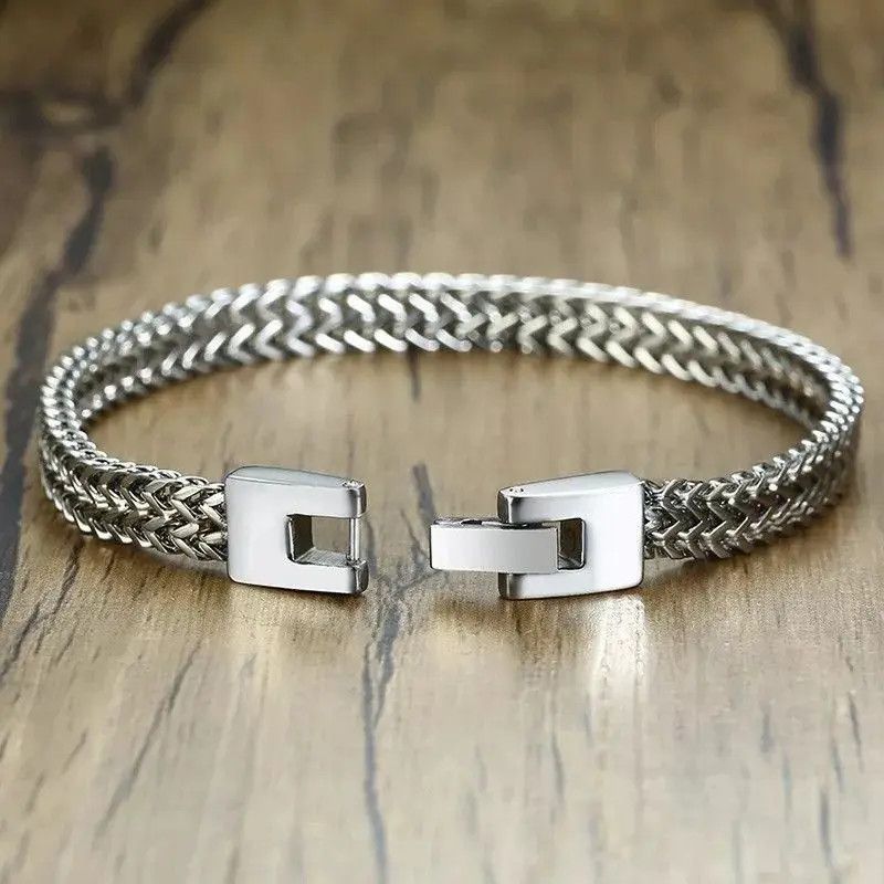 Other STYLISH STAINLESS STEEL CHAINS BRACELETS MALE Size ONE SIZE - 3 Thumbnail