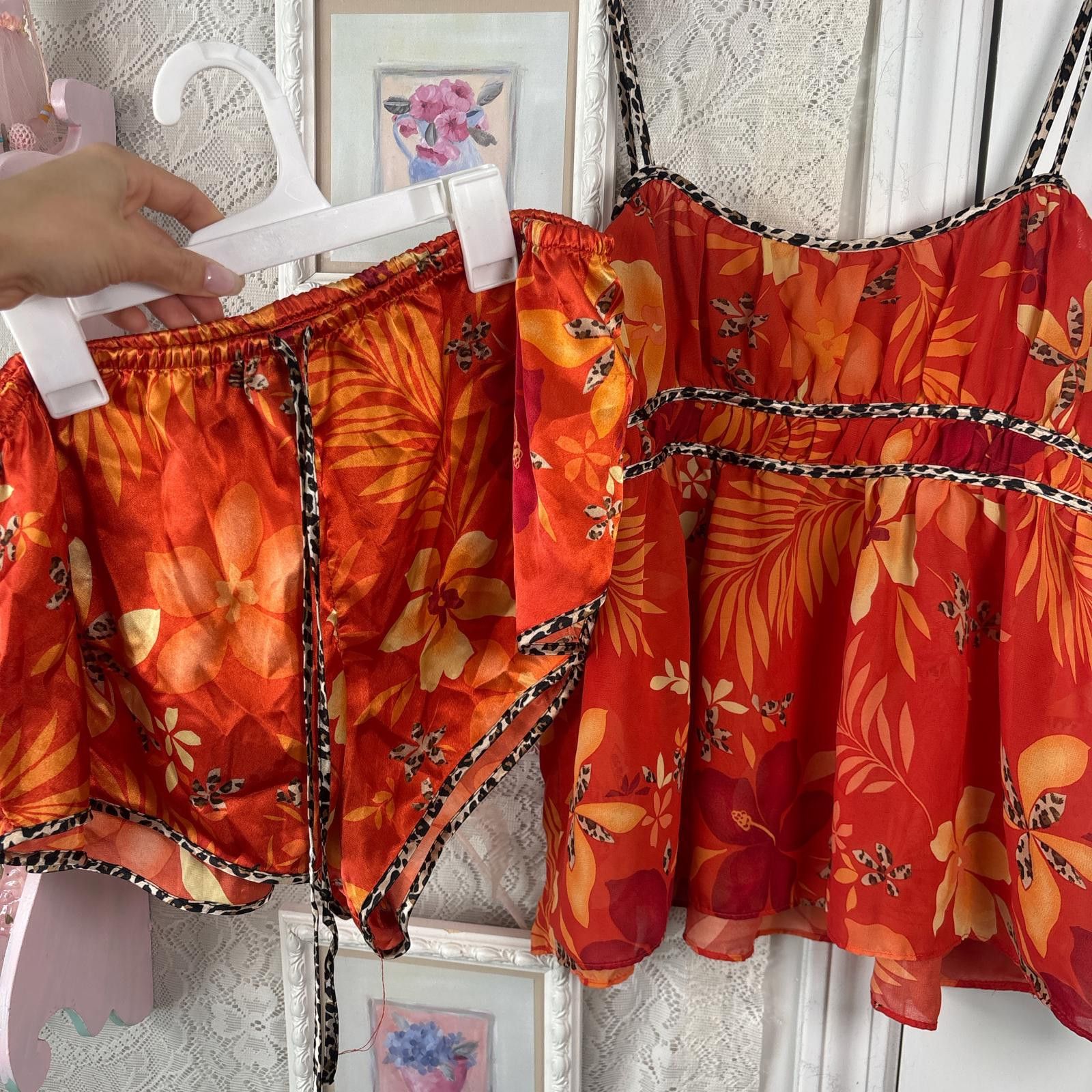 Other vintage secret treasures floral flowy set Size ONE SIZE - 2 Thumbnail
