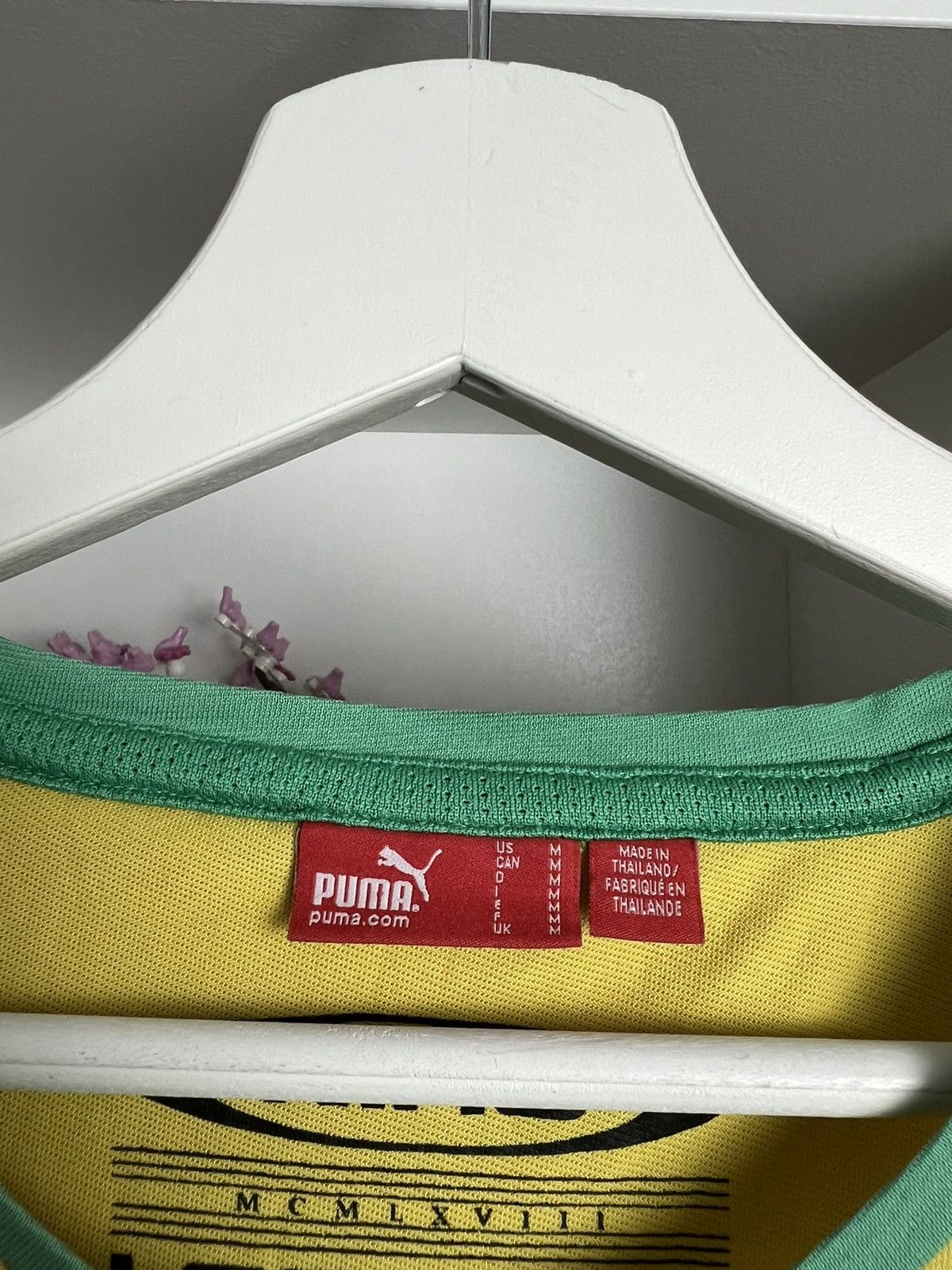 Puma × Vintage Vintage Y2K Puma Jamaica Brazil sama series t-shirt M 90s Size M / US 6-8 / IT 42-44 - 4 Thumbnail