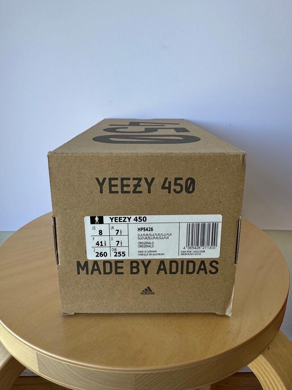 Yeezy new yeezy 450 boost yzy adidas mens sneakers yellow 8 7.5 41 Size US 8.5 / EU 41-42 - 7 Thumbnail