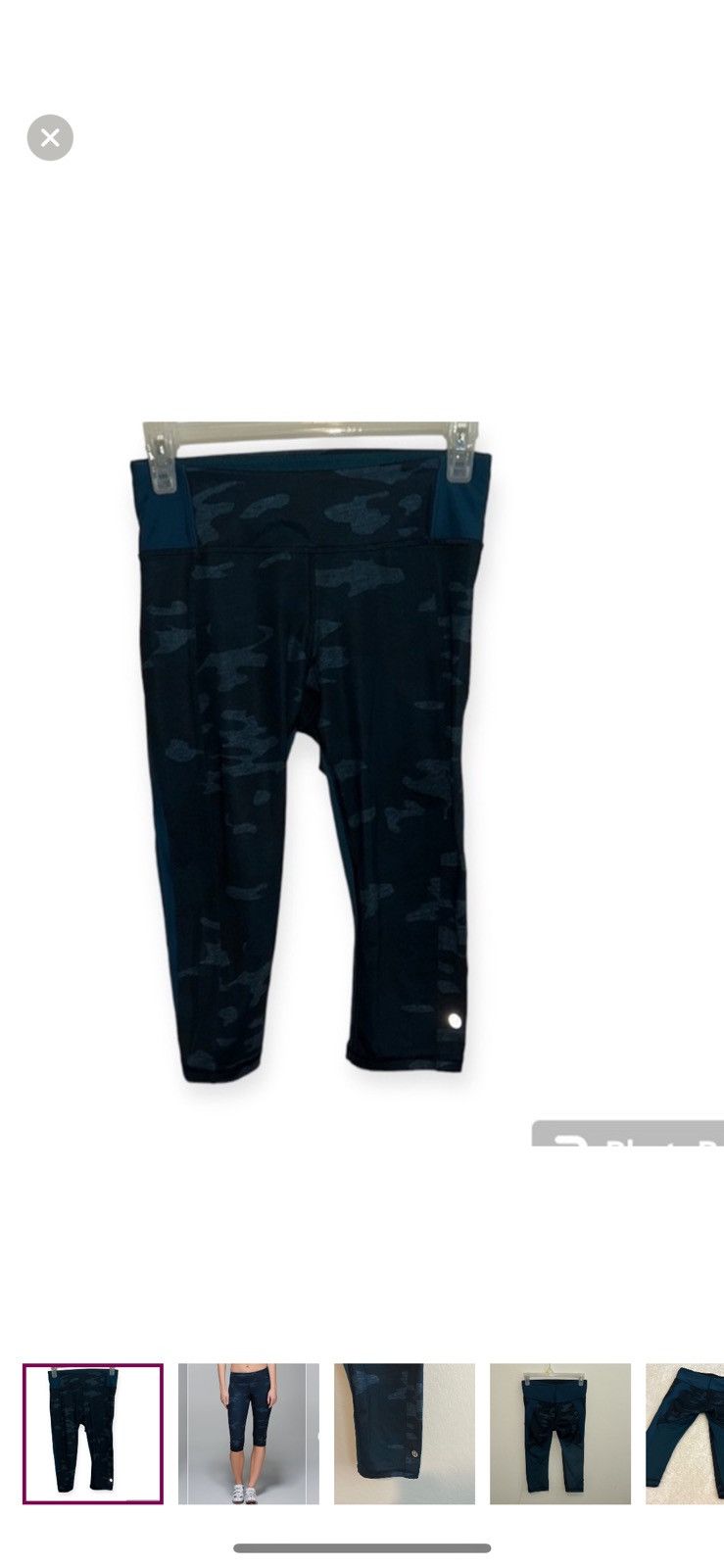 Lululemon Lululemon clip in crop leggings size 4 Size 27" / US 4 / IT 40 - 1 Thumbnail