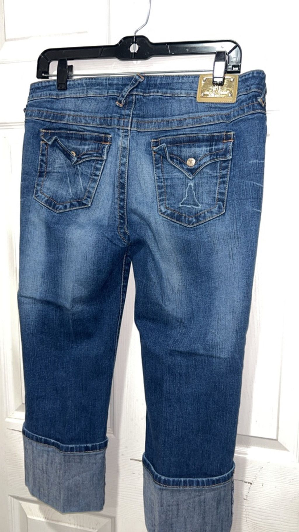 Other Women's Baby Phat Blue Cropped Jeans Size 11 Size 34" / US 12 / IT 48 - 2 Thumbnail