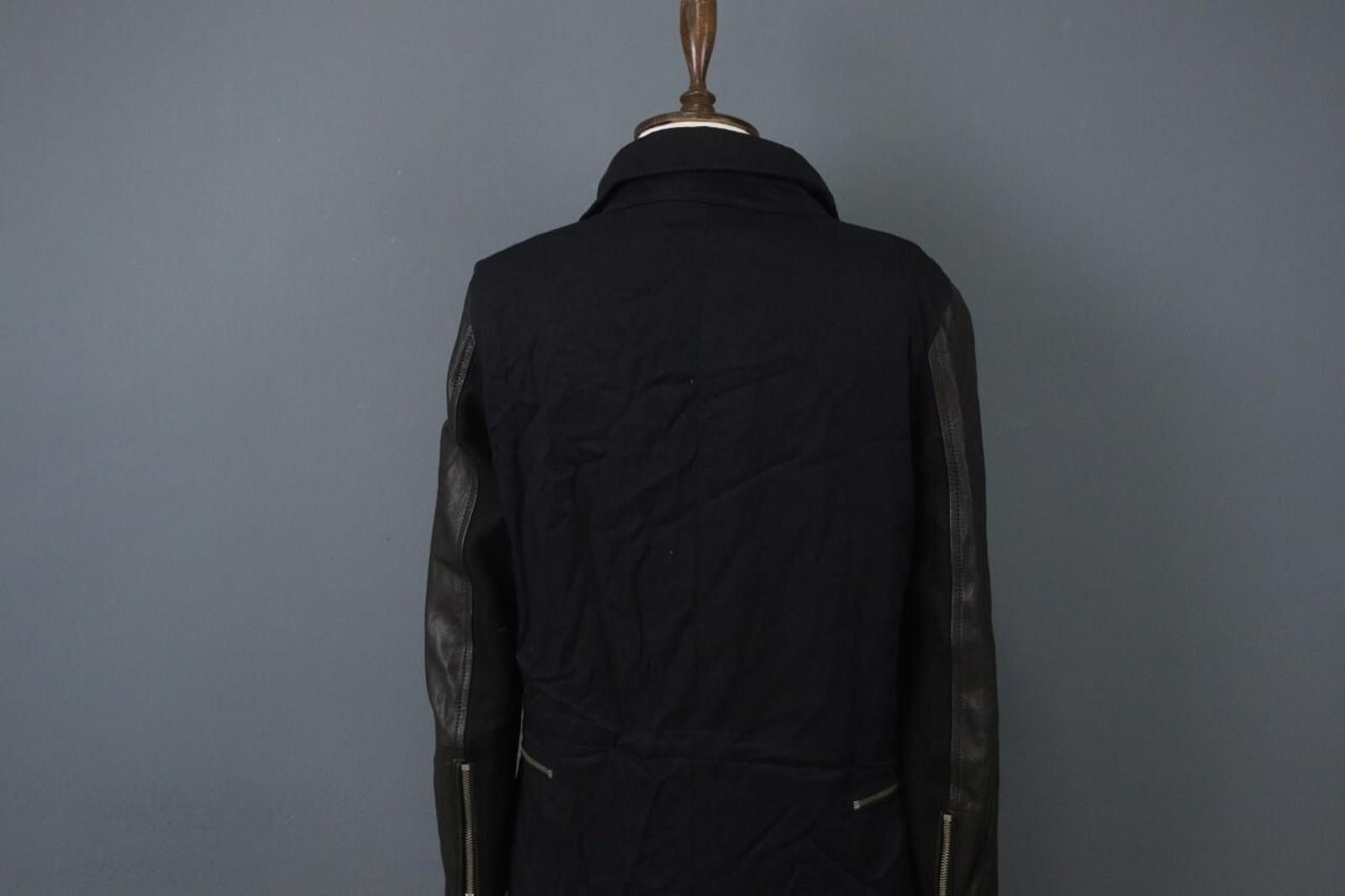 Allsaints AllSaints Black Lyocell Mock Zipper Knox Parka Jacket Size 4 Size S / US 4 / IT 40 - 11 Thumbnail