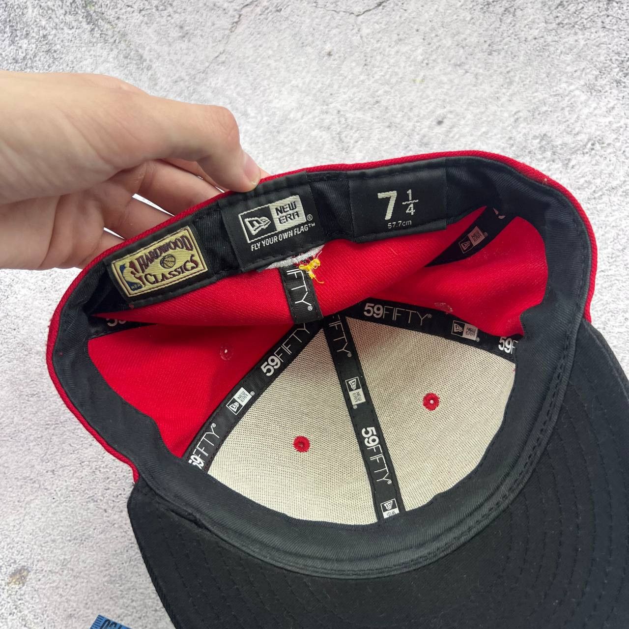 New Era New Era 59FIFTY Miami Heat Hardwood Classics Fitted Cap Size ONE SIZE - 7 Thumbnail