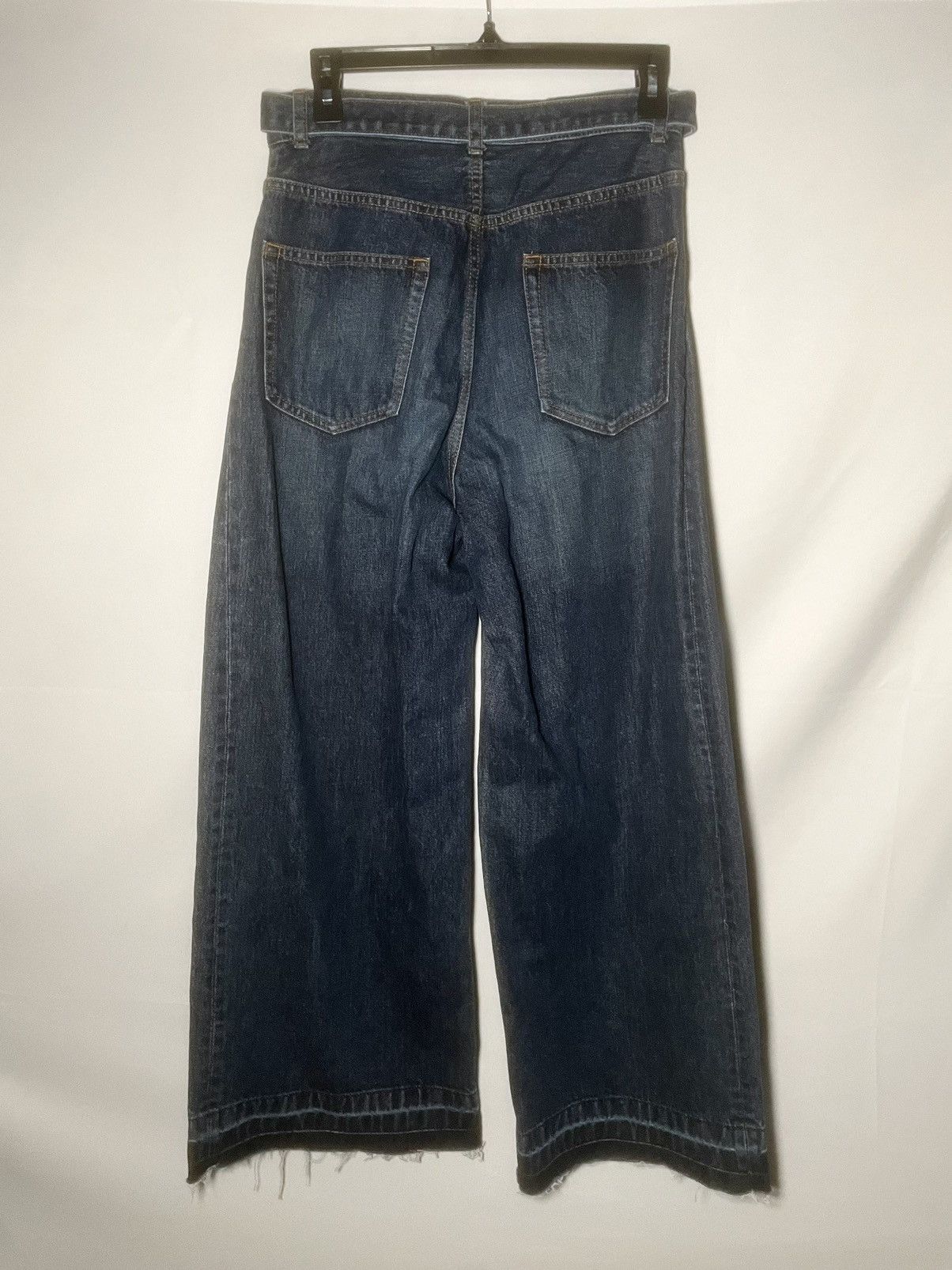Sacai Sacai Belted Wide Leg Jeans Size 27" / US 4 / IT 40 - 7 Thumbnail