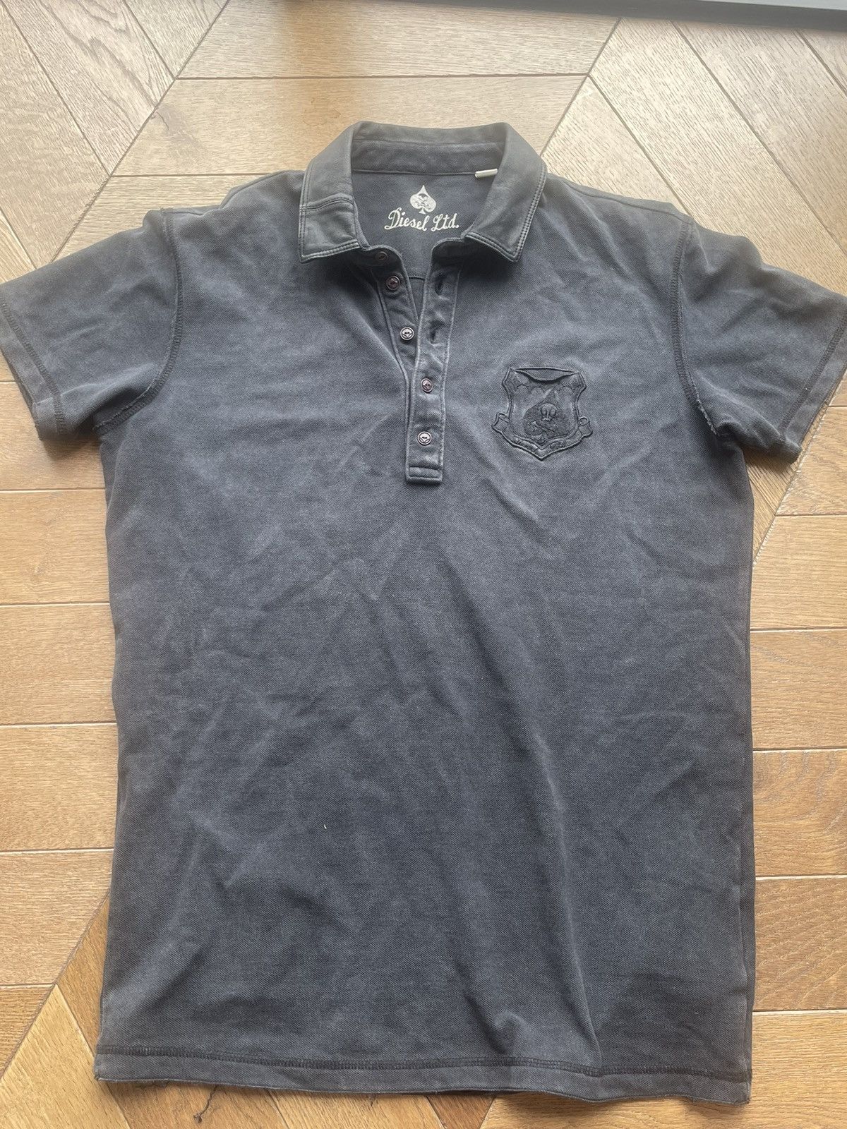 Diesel Polo with lambskin collar