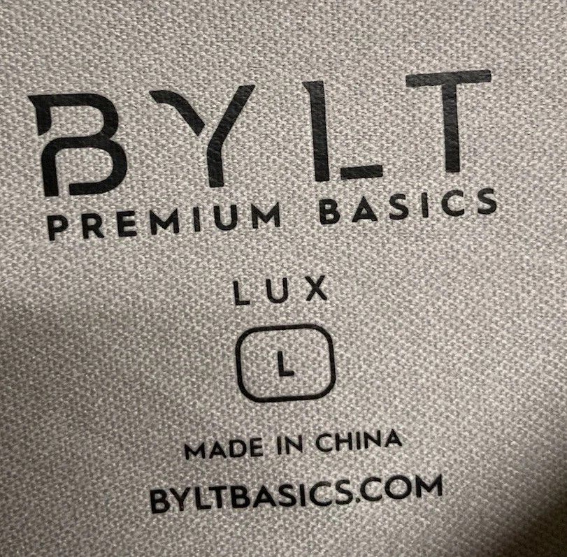 BYLT Premium Basics BYLT Drop Cut LUX T-shirt Short Sleeve Gray Size Large Size US L / EU 52-54 / 3 - 2 Thumbnail