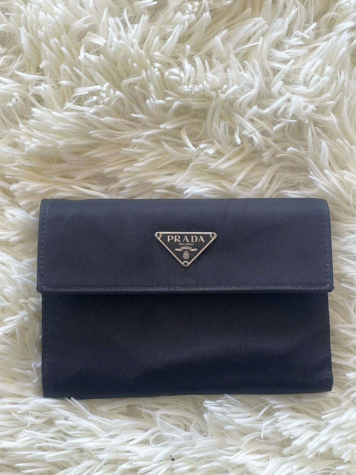 Prada Tessuto Trifold Wallet