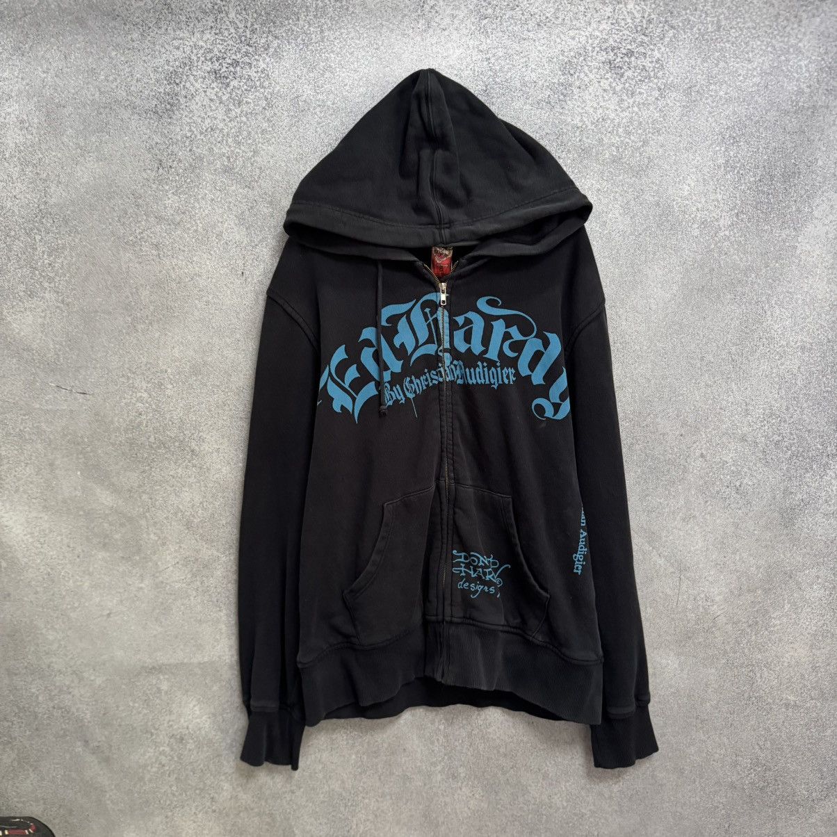 Christian Audigier Vintage Y2K Christian Audigier Zip Hoodie Ed Hardy Size US L / EU 52-54 / 3 - 1 Thumbnail