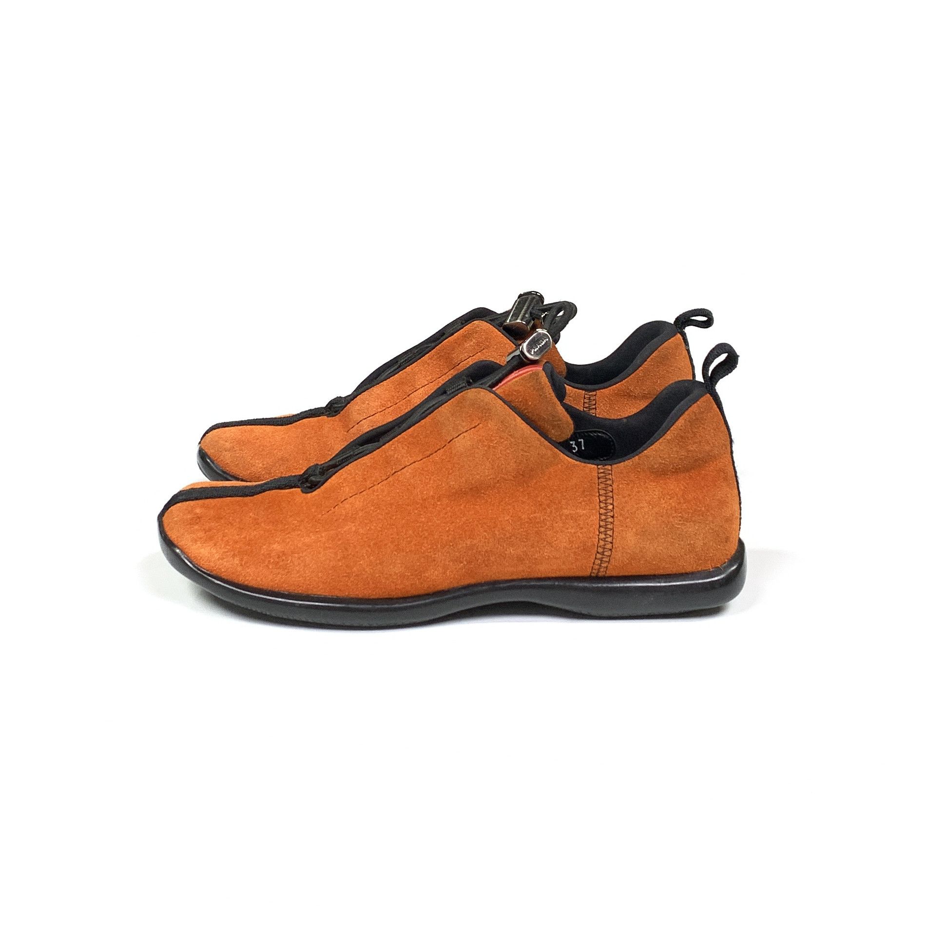 Prada 1999 Suede Sneakers (24 cm) Size US 7.5 / IT 37.5 - 6 Thumbnail
