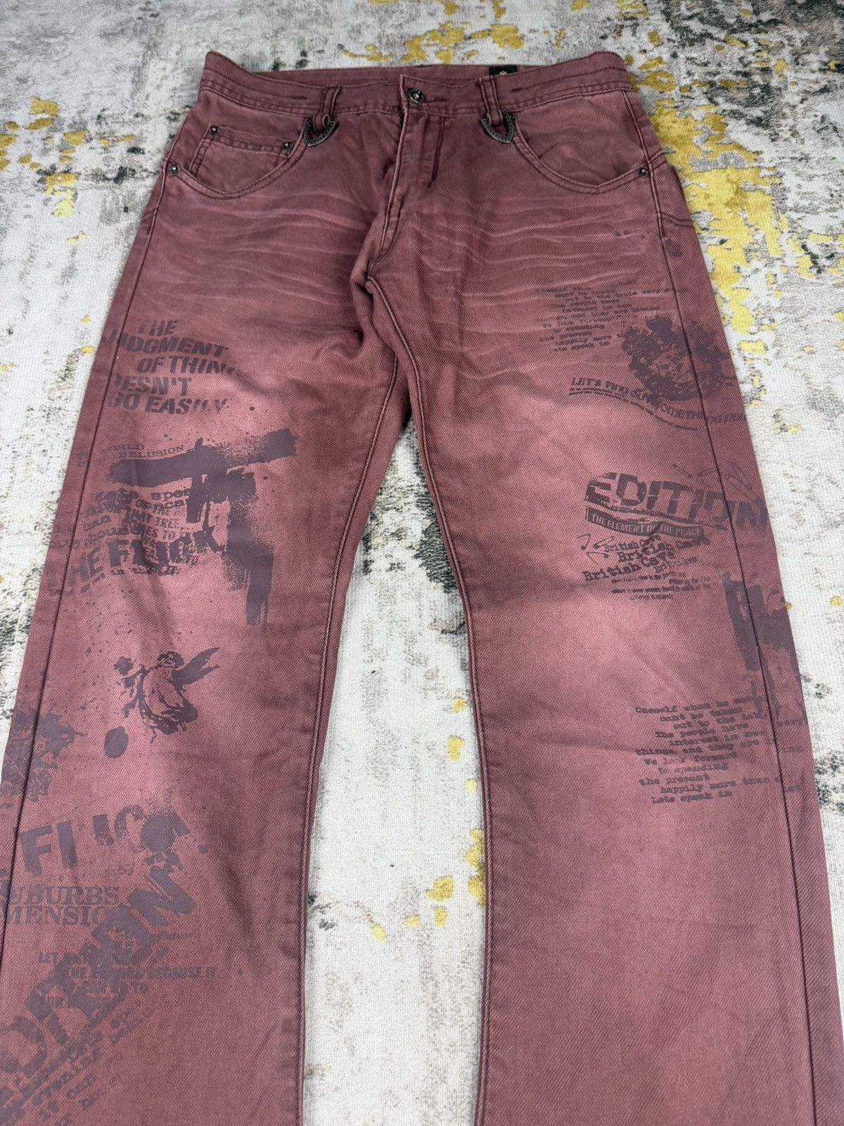 semanticdesign Rare Semanticdesign Flare Punk Pants Size US 29 - 2 Thumbnail