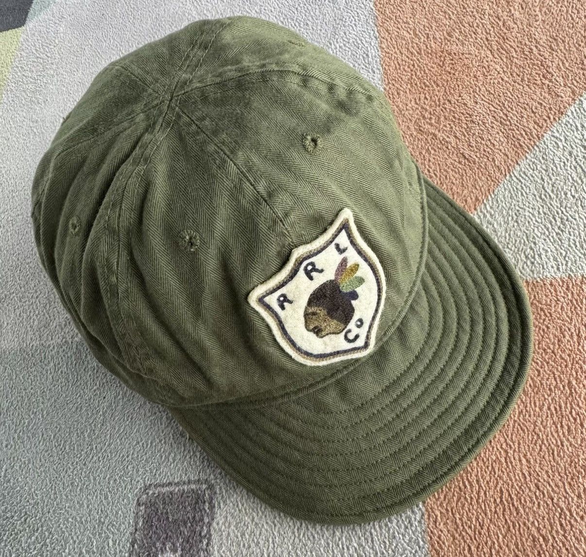 RRL Ralph Lauren RRL Ralph Lauren Military Baseball Cap K22 Size ONE SIZE - 1 Thumbnail