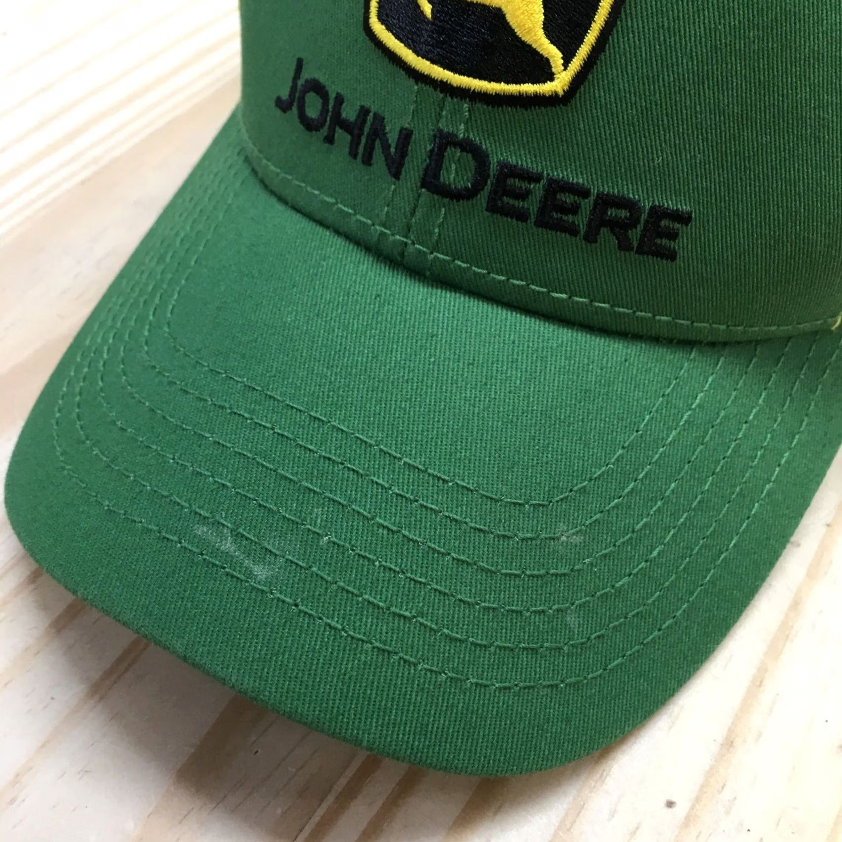 John Deere John Deere Trucker Hat Mens Green OS Adjustable Embroidered Logo Curved Brim Size ONE SIZE - 5 Thumbnail