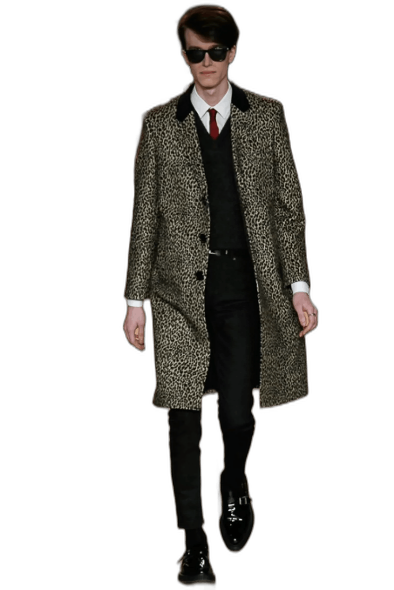 Hedi Slimane Saint Laurent SLP Runway Coat Size US L / EU 52-54 / 3 - 1 Thumbnail