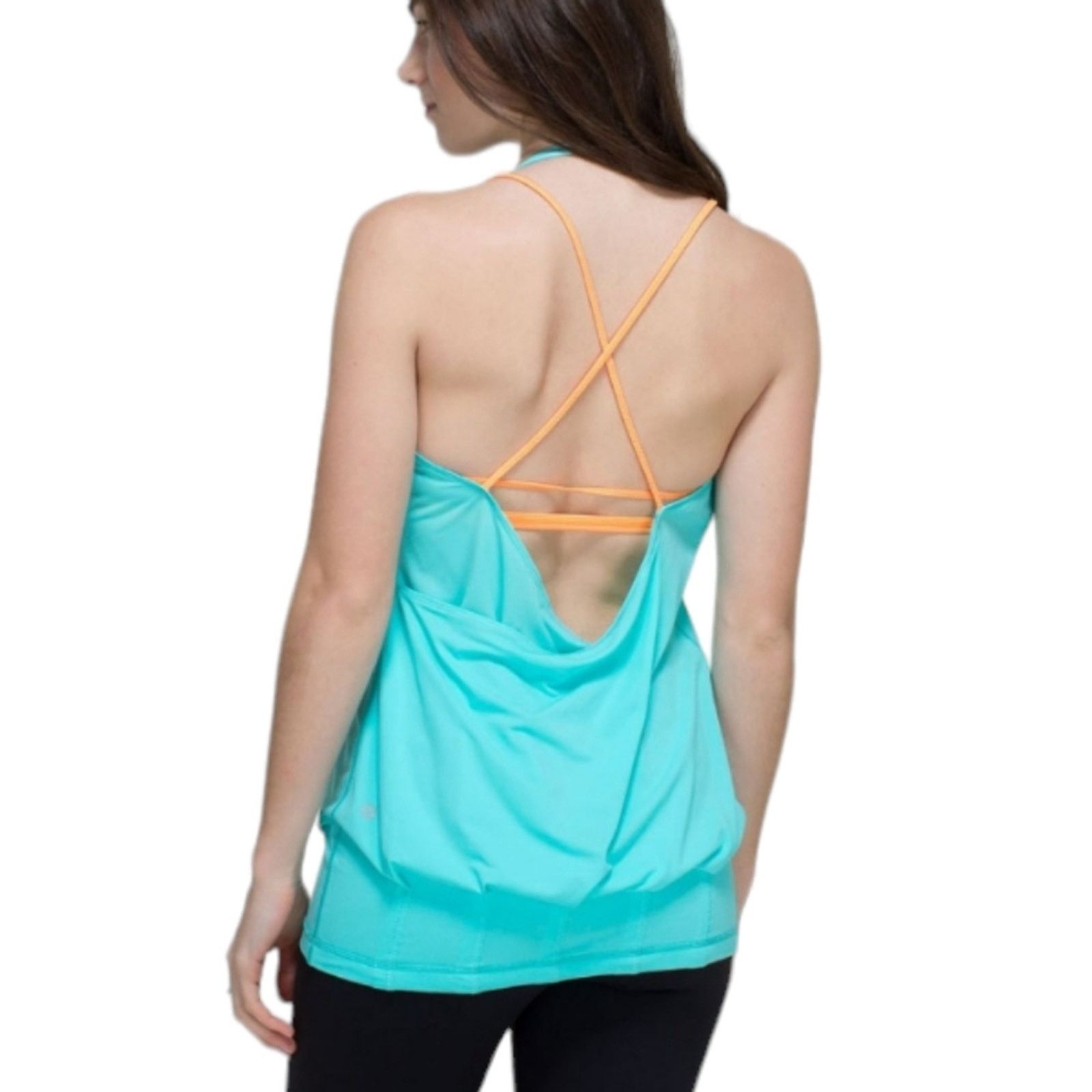 Lululemon Lululemon Flow & Go TankAngel Blue / Creamsicle Pop 4 Size S / US 4 / IT 40 - 3 Thumbnail