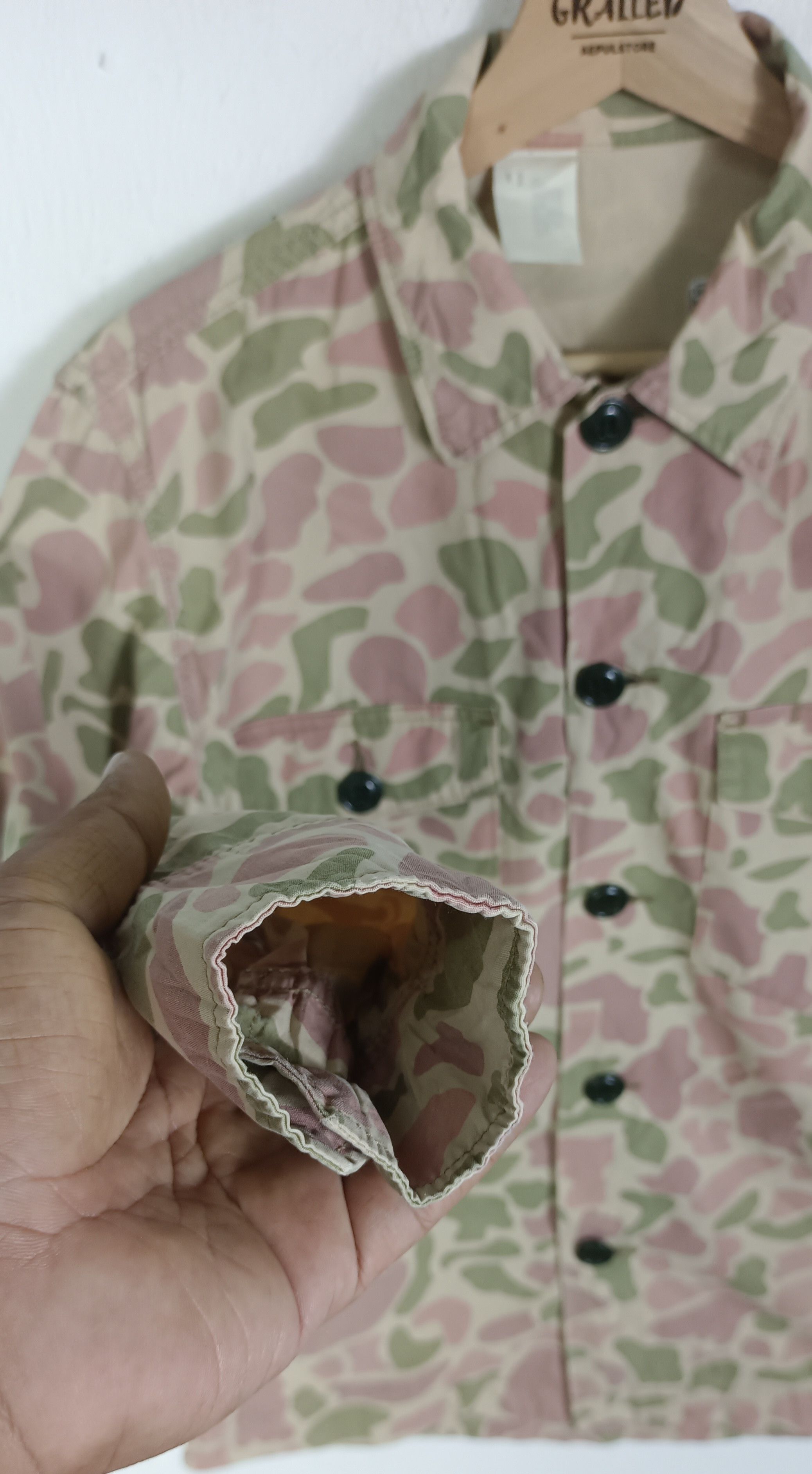 N.Hoolywood N. Hollywood Camouflage (BG) Shirt Button Up Size US M / EU 48-50 / 2 - 7 Thumbnail