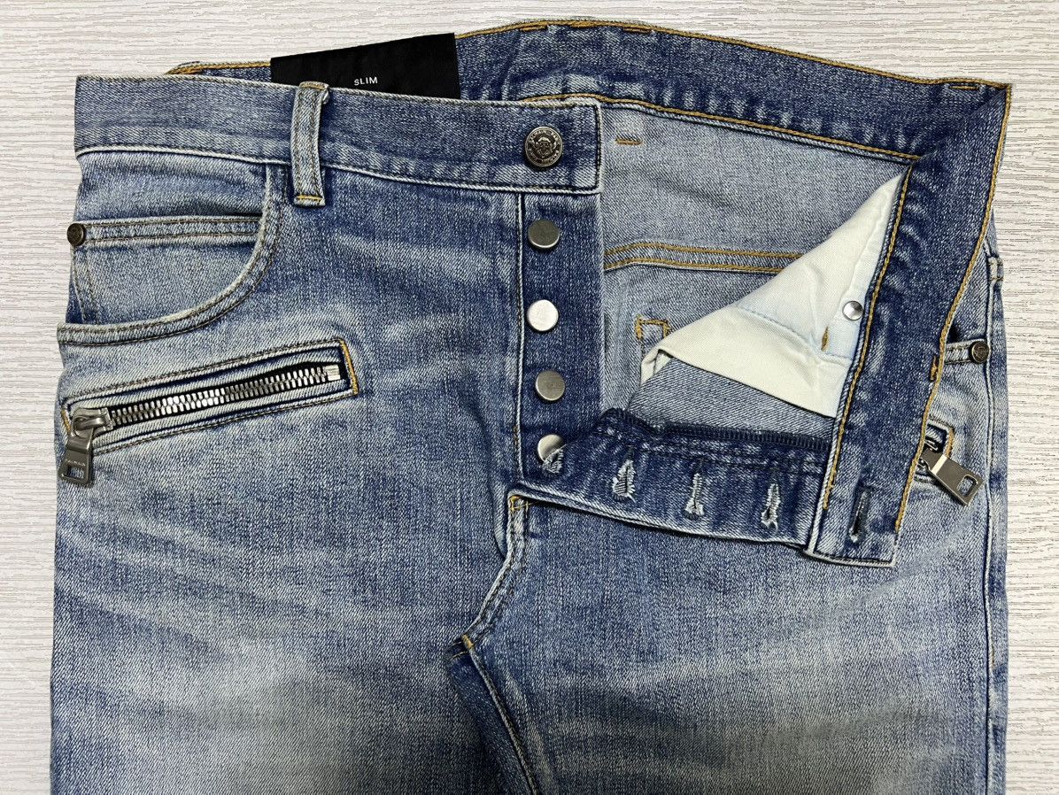 Balmain Balmain - S/S ‘21 - Embossed Logo Skinny Jeans Size US 30 / EU 46 - 9 Thumbnail