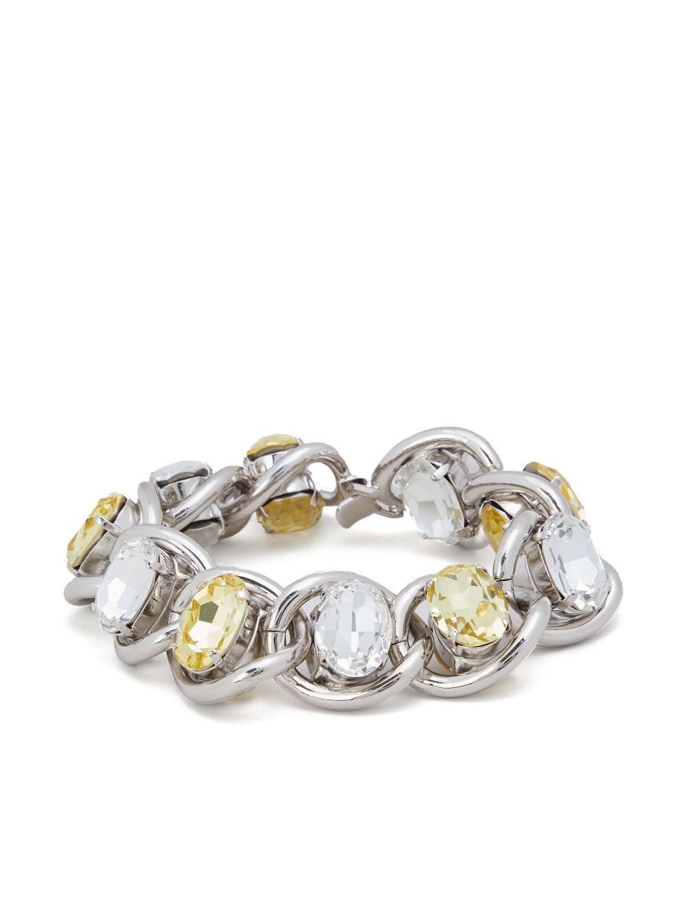 Marni o1w1db10125 Size:OS/Embellished Chain Bracelet in Silver Size ONE SIZE - 1 Thumbnail