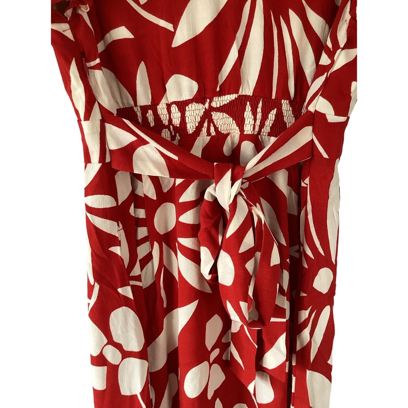 strapless open back dress Faithfull The Brand Women's Romy Midi Dress  Saint Bernard