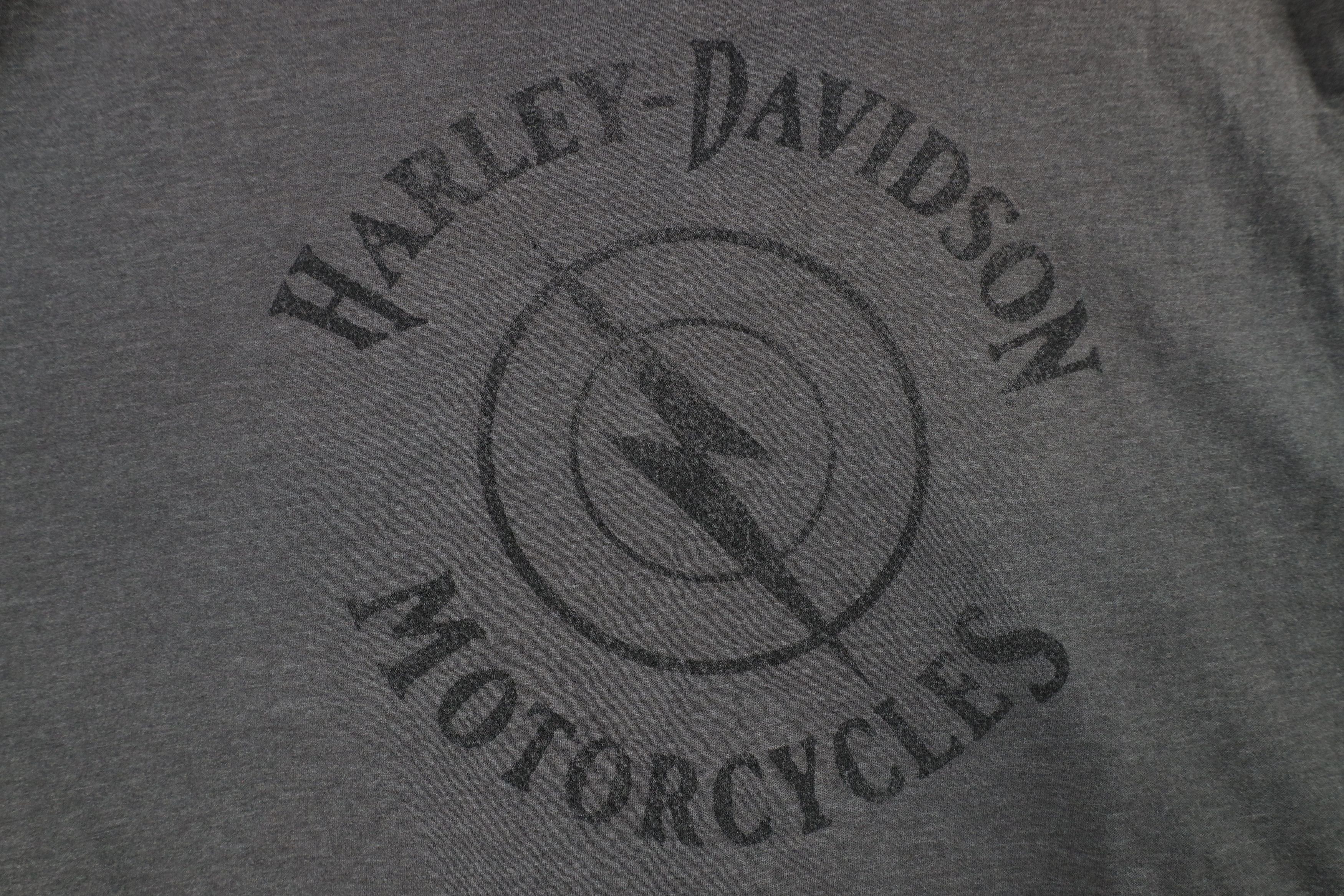 Harley Davidson × Vintage Vintage Y2K Harley Davidson Lightning Bolt T-Shirt Size US XL / EU 56 / 4 - 4 Thumbnail