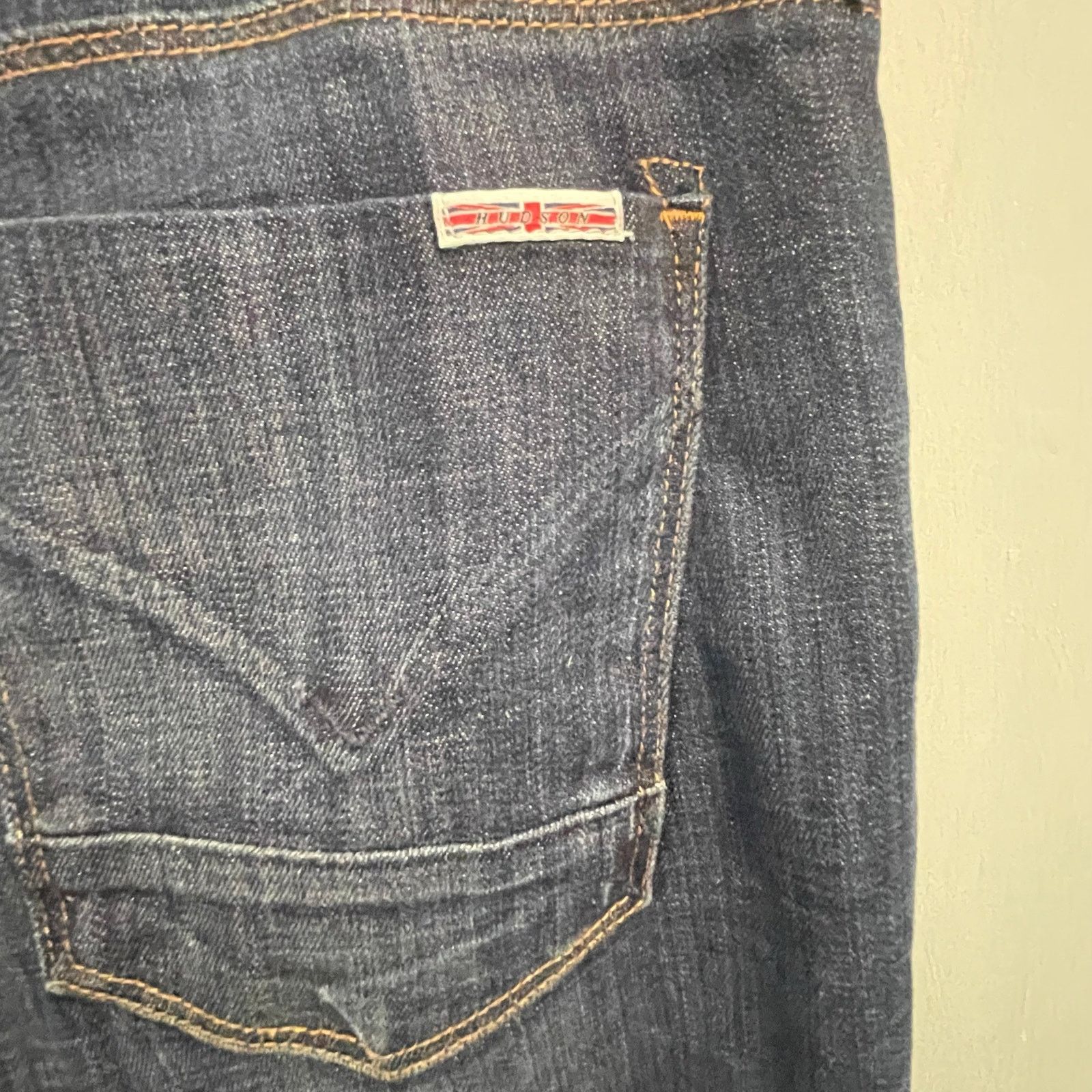 Hudson Hudson Harper Button Fly Mens Jeans Sizes 38 Dark Wash Size US 38 / EU 54 - 5 Thumbnail
