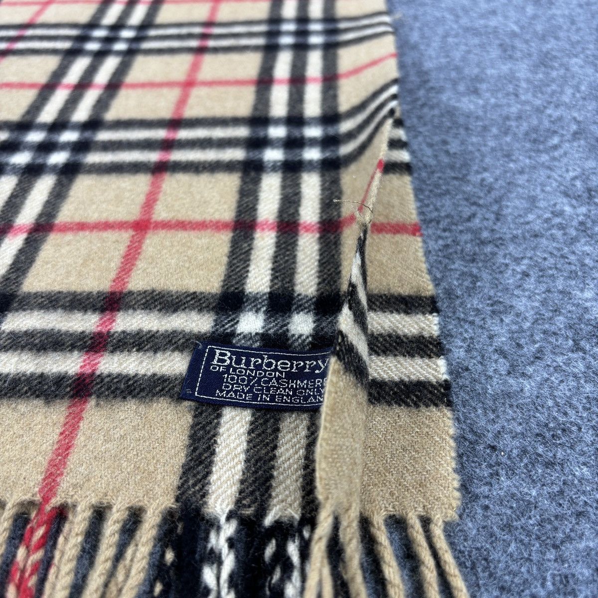 Burberry × Vintage Burberrys Scarf # D787 # Muffler # Neckwear # Nova Check Size ONE SIZE - 4 Thumbnail