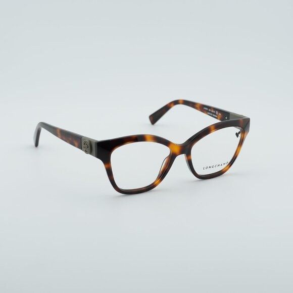 Longchamp Longchamp LO2755 230 Eyeglasses Havana 53mm Cat Eye Frame Size ONE SIZE - 6 Thumbnail