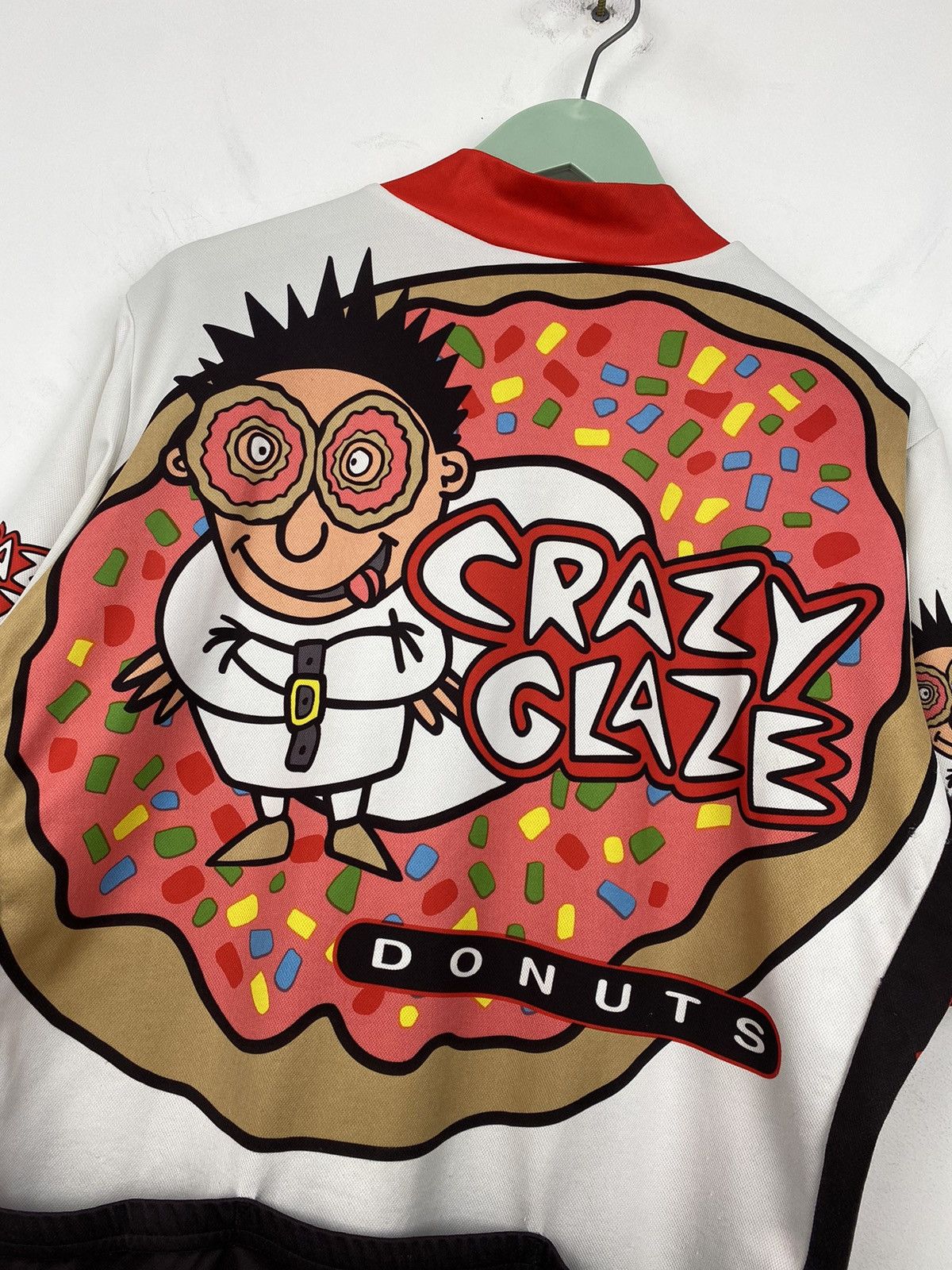 Bicycle Pearl Izumi Crazy Glaze Donuts 2003 Cycling Jersey SMS Y2K Size US L / EU 52-54 / 3 - 13 Thumbnail