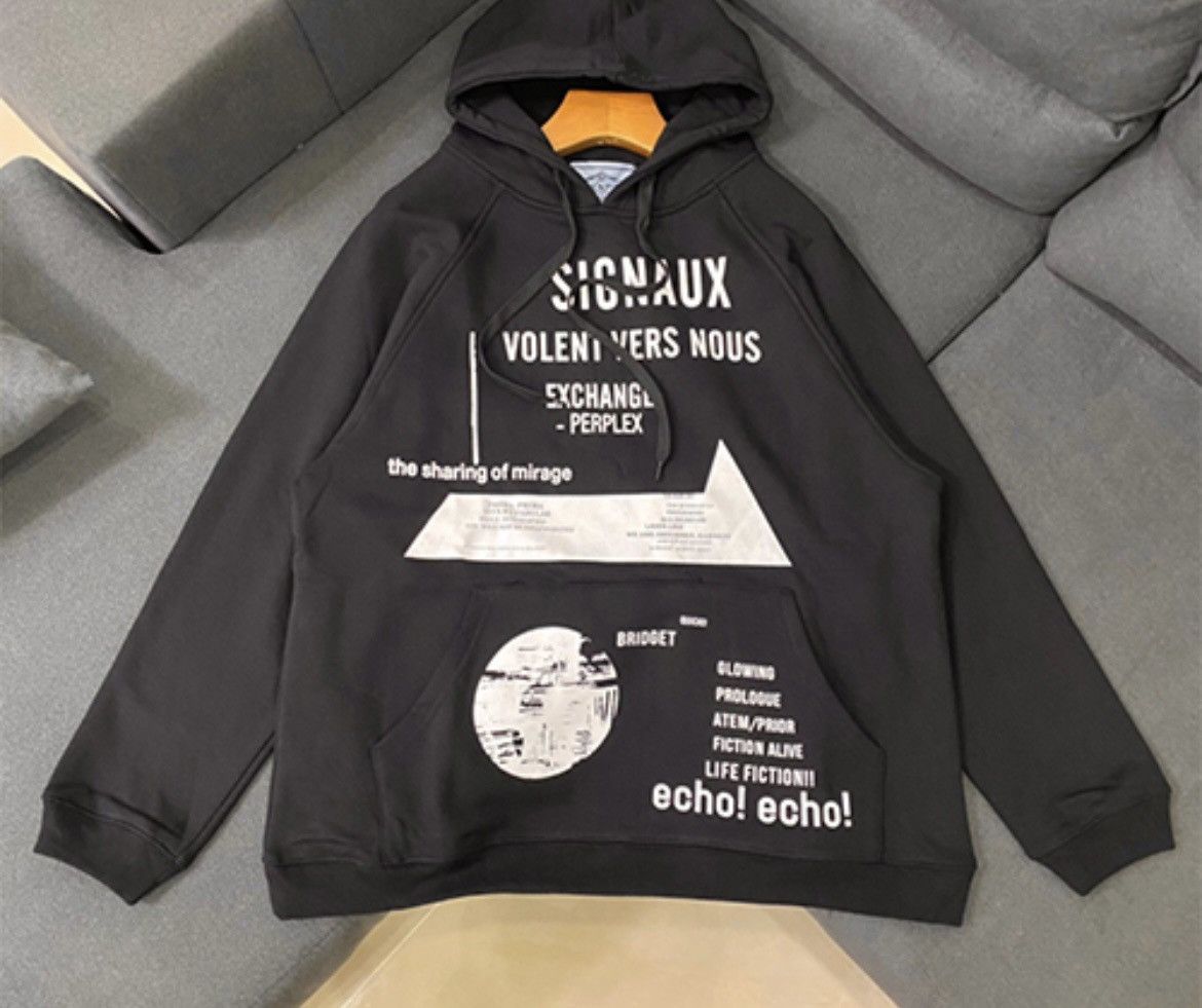 Prada × Raf Simons Prada logo hoodies by raf Size US M / EU 48-50 / 2 - 15 Thumbnail