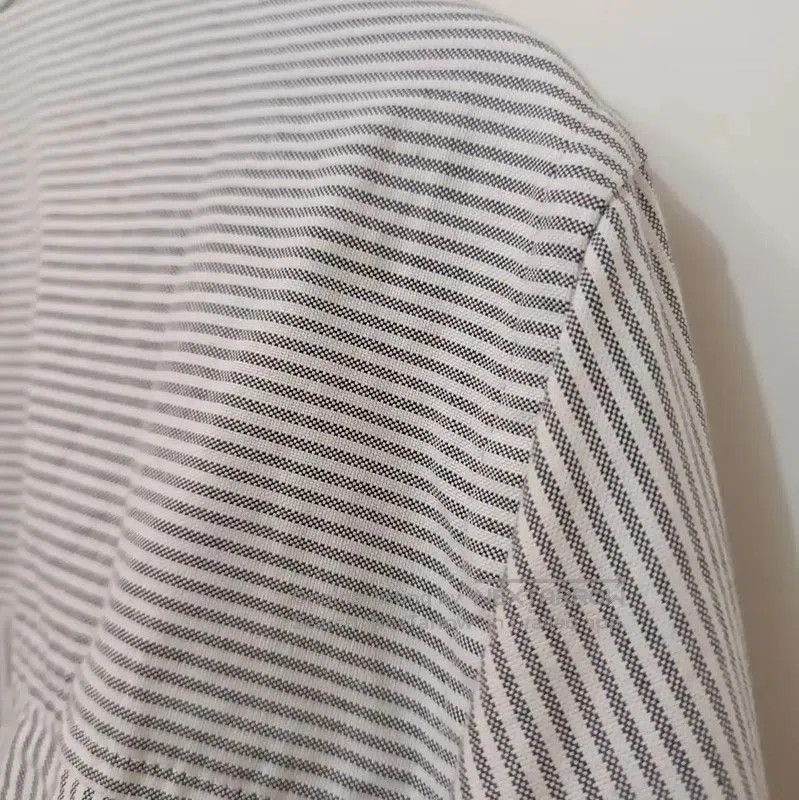 AMI AMI Men's Gray Striped Long Sleeve Shirt . Size US L / EU 52-54 / 3 - 9 Thumbnail