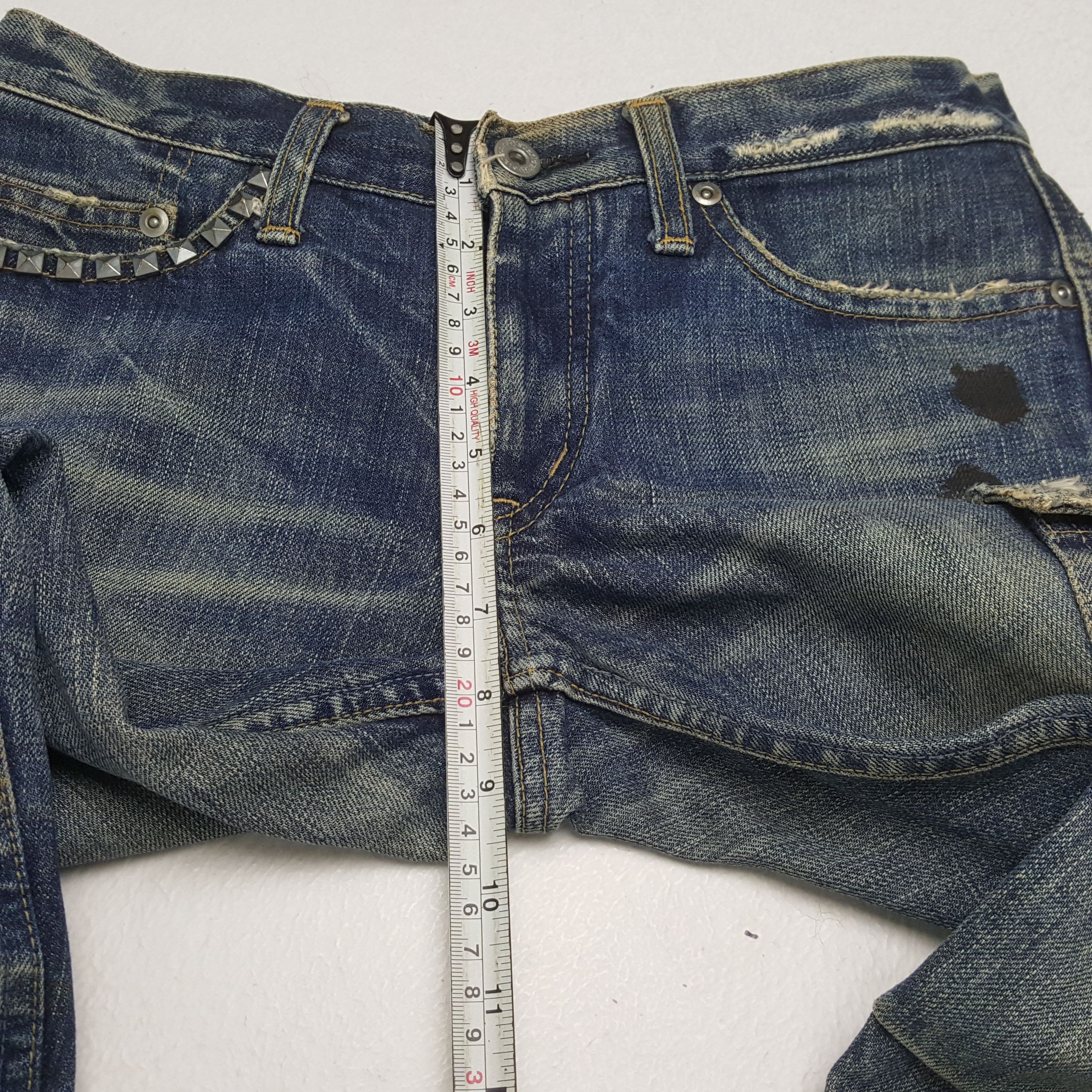Hysteric Glamour × Japanese Brand × Vintage HYSTERIC GLAMOUR Japanese Brand Custom Art Jeans Size 27" / US 4 / IT 40 - 9 Thumbnail