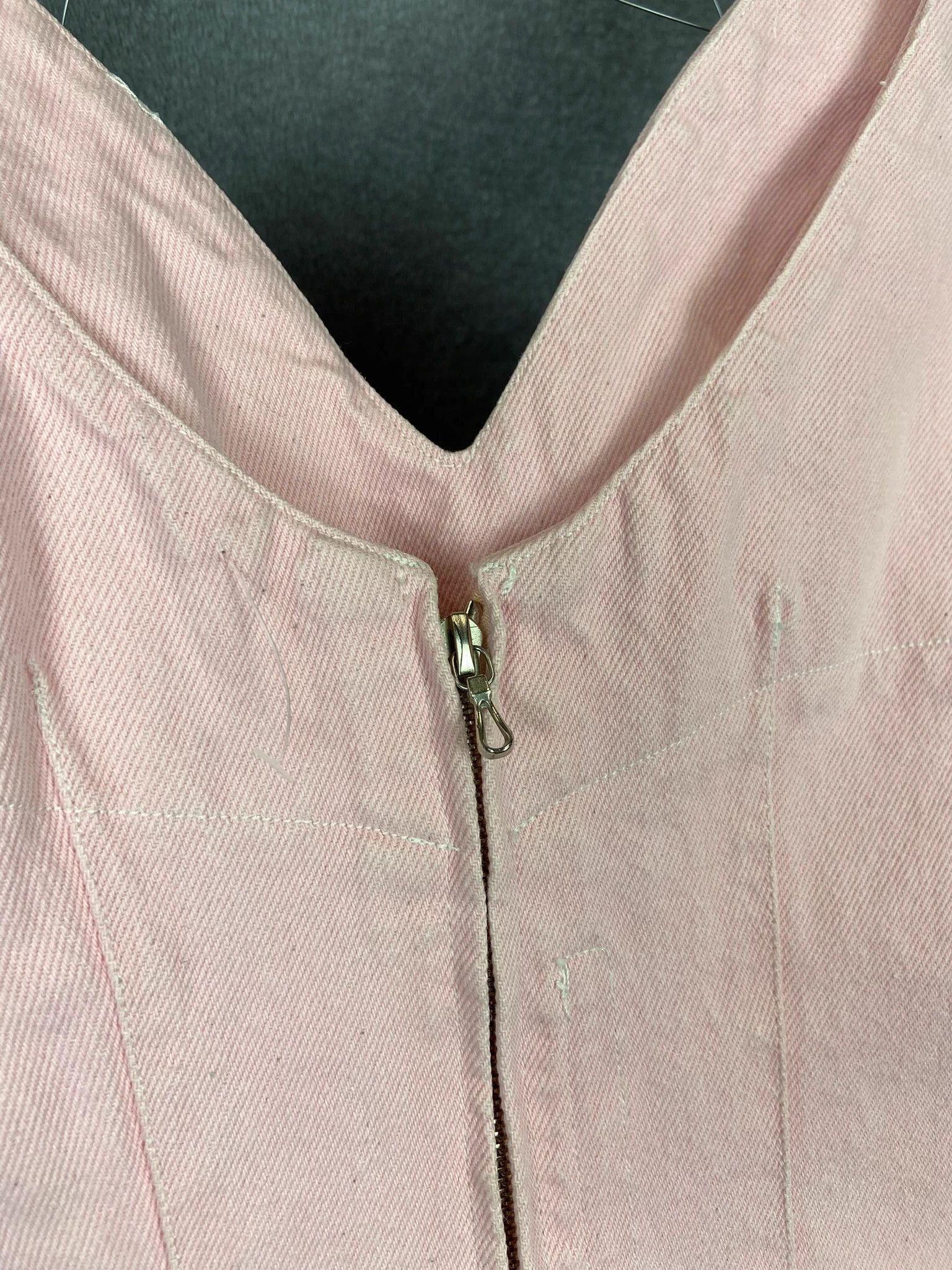 Katharine Hamnett London Dress Katharine Hamnett pink vintage zip front bodycon S Size S / US 4 / IT 40 - 2 Thumbnail