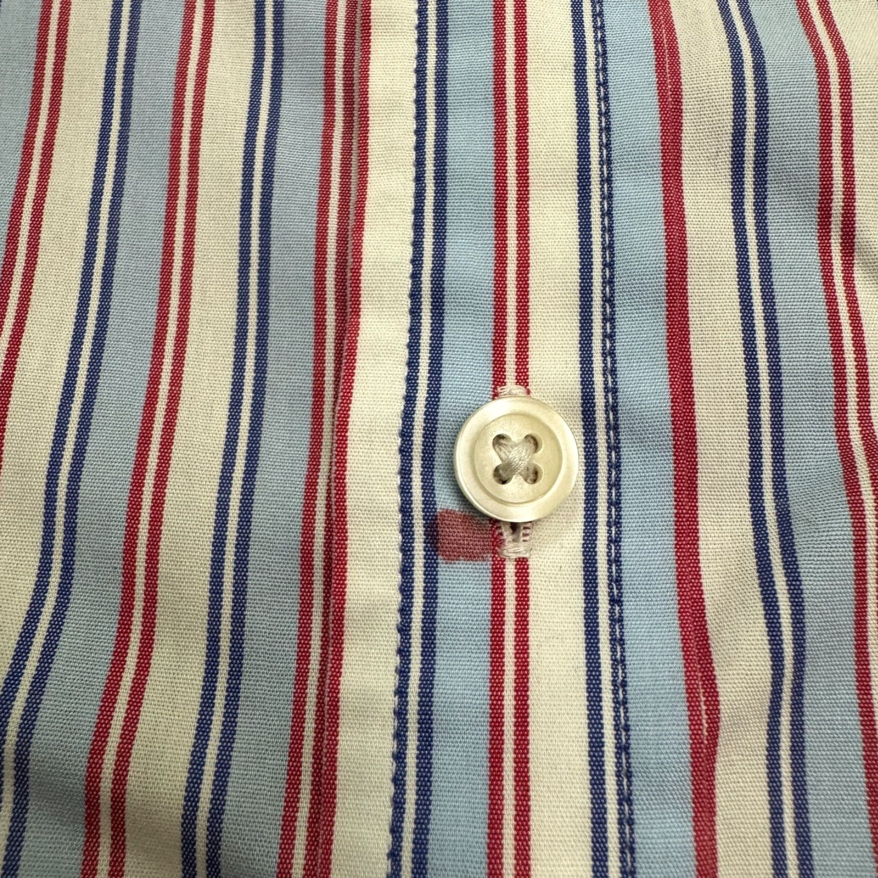 Charles Tyrwhitt Charles Tyrwhitt Dress Shirt Mens M Multicolor Striped Button-Down Non-Iron Size 40R - 5 Thumbnail