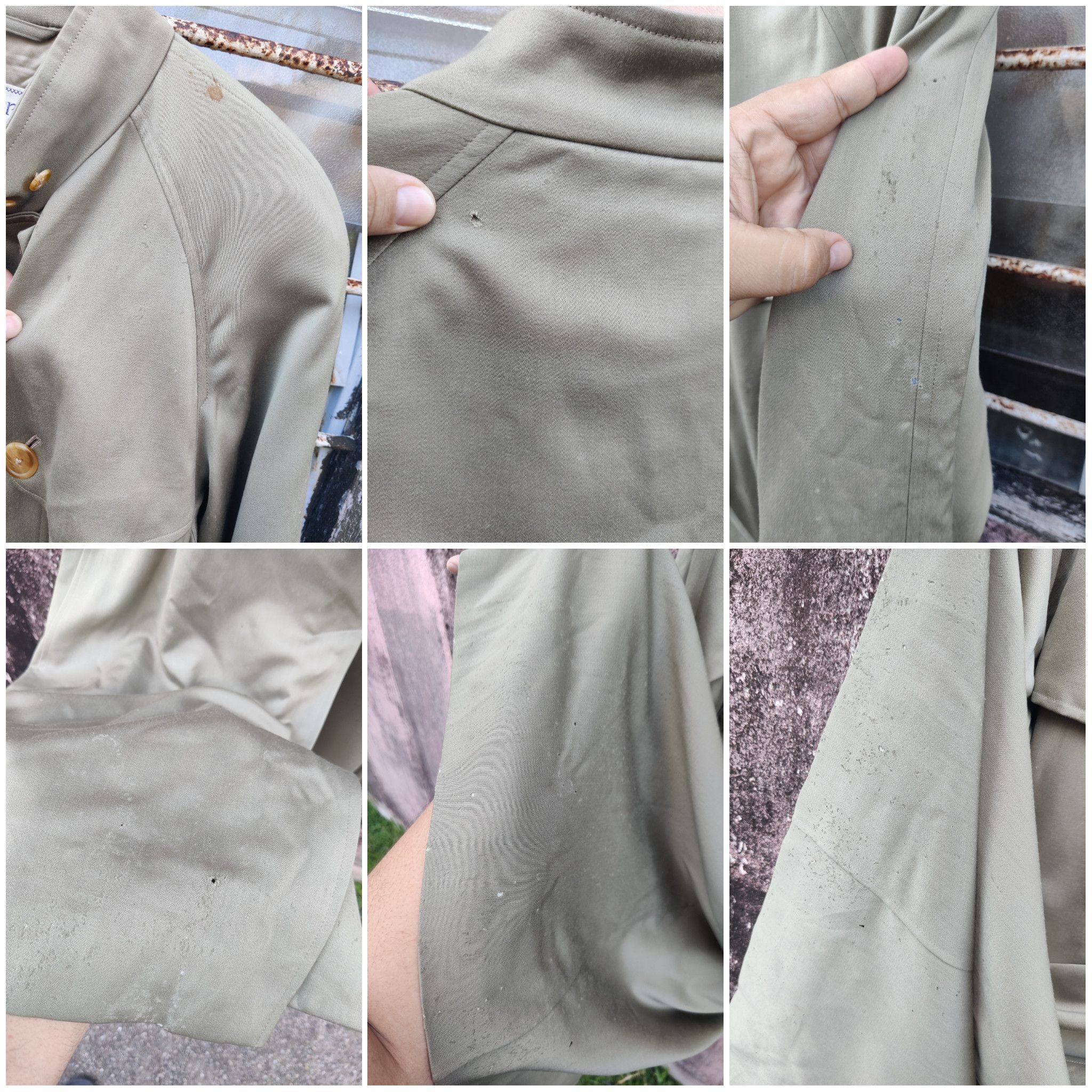 Burberry Vintage Distressed Burberry Wool Double Breasted Jacket Size US M / EU 48-50 / 2 - 7 Thumbnail