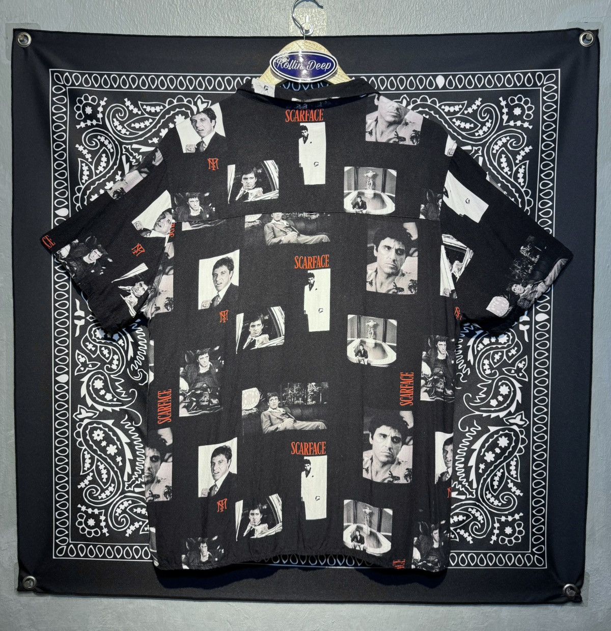 Universal Studios Scarface All Over Print Button Ups Shirt Size US M / EU 48-50 / 2 - 3 Thumbnail