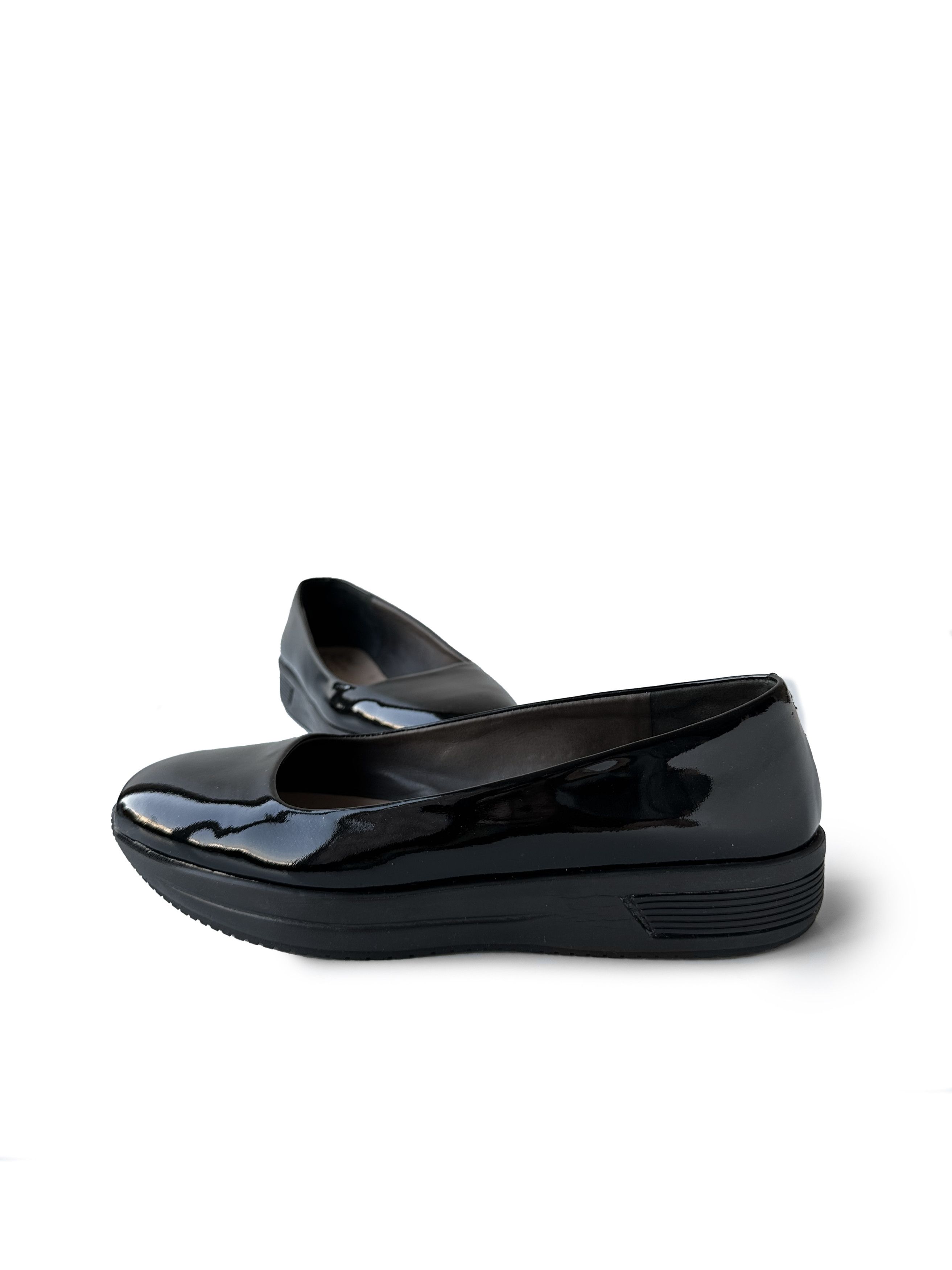 Fratelli Rossetti Fratelli Rosetti ONE black laquered balley shoes Size US 8.5 / IT 38.5 - 5 Thumbnail