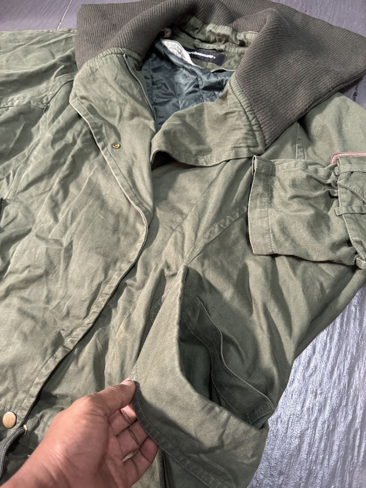 Comme des Garcons × mercibeaucoup mercibeaucoup uncoventional army style jacket Size L / US 10 / IT 46 - 4 Thumbnail